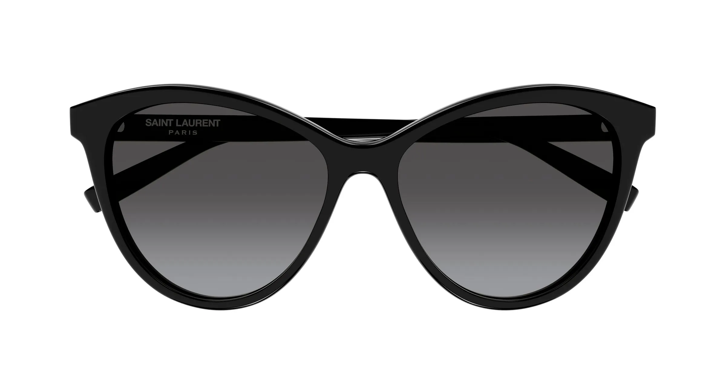 SAINT LAURENT SL 456 008 Occhiali da sole Acetato Nero Grigio Cat Eye - immagine 2