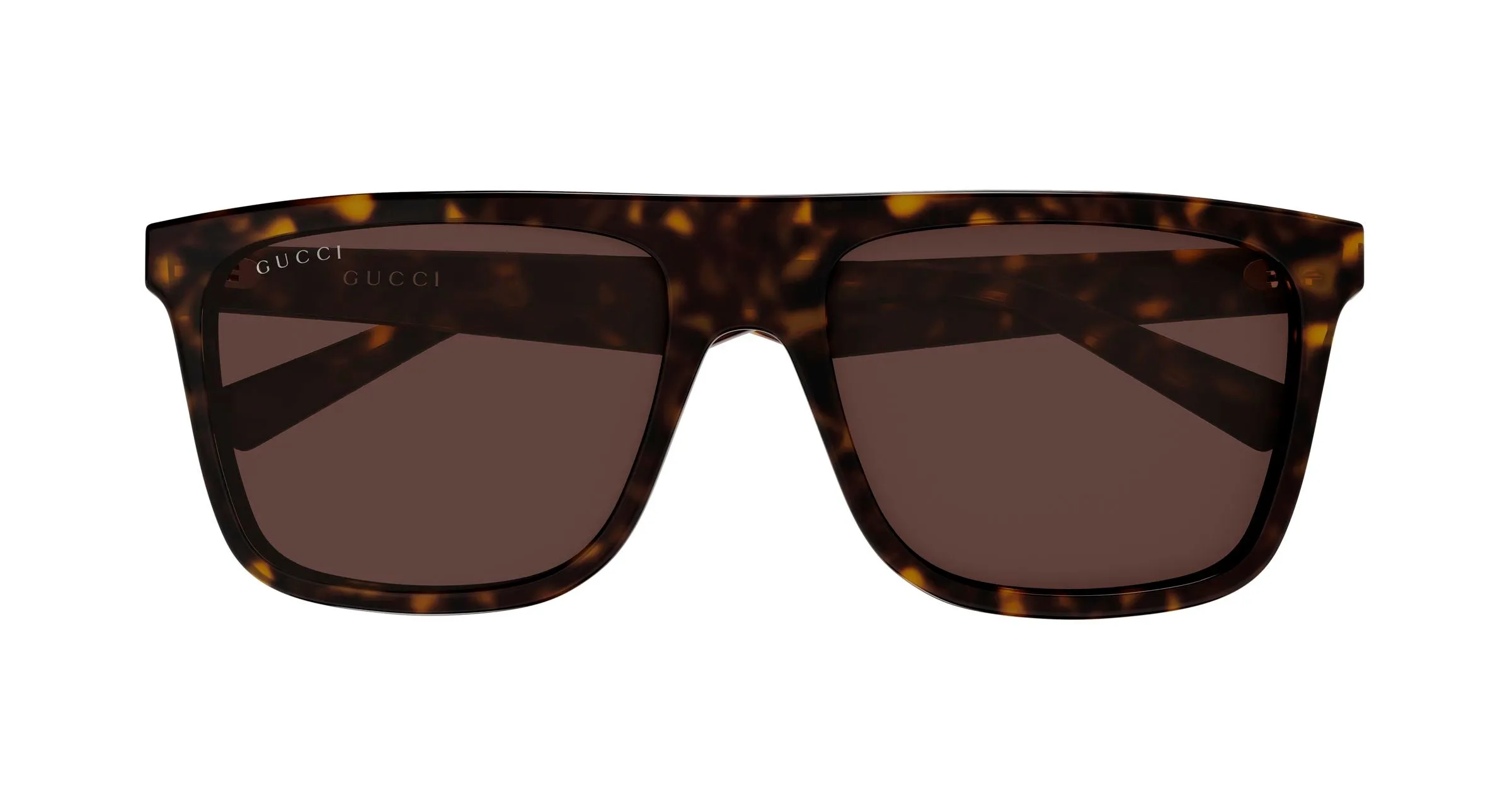 Gucci GG2182S 002 Occhiali da sole Acetato Havana Marrone Squadrata - immagine 2