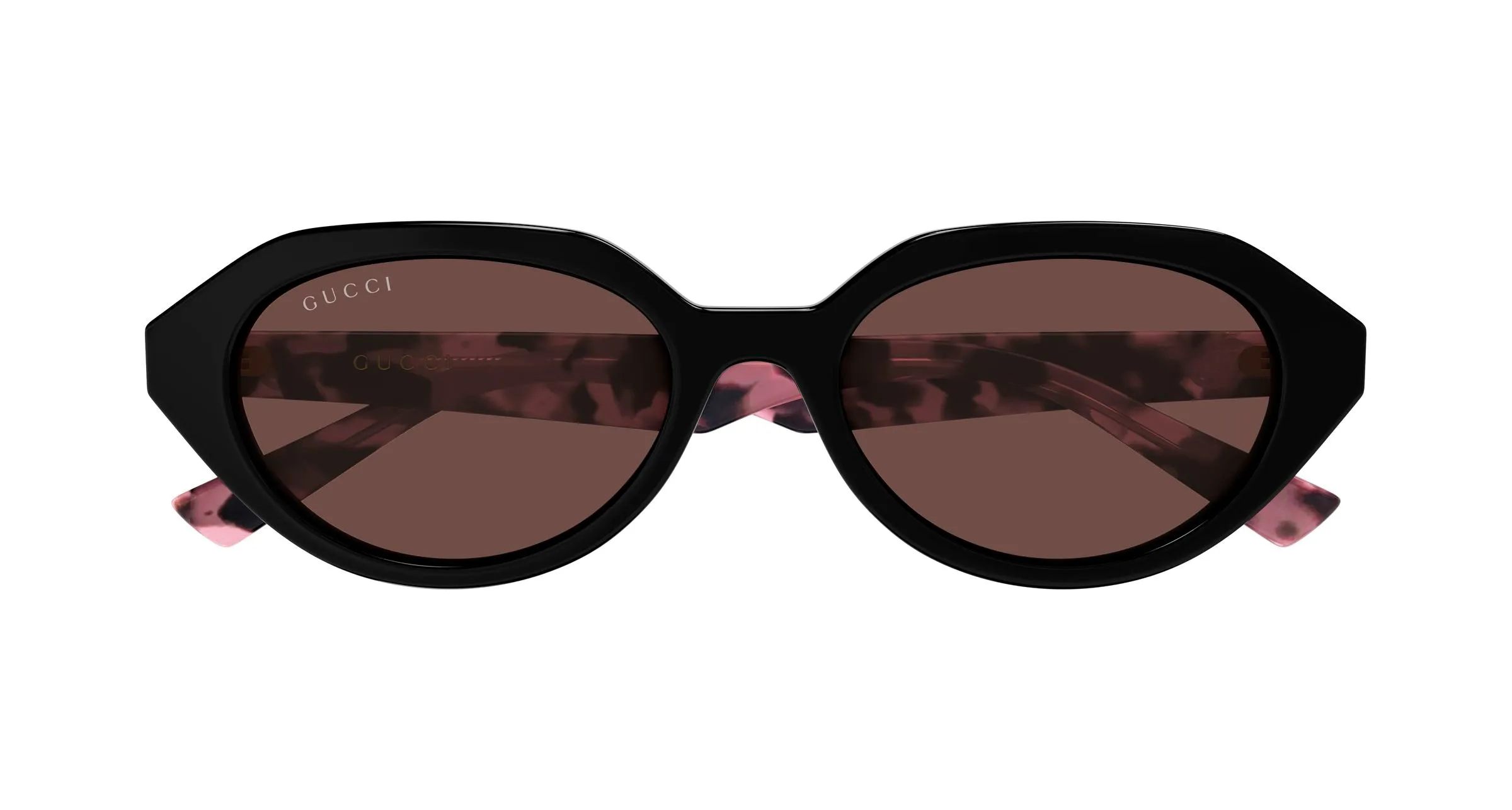 Gucci GG2178S 003 Occhiali da sole Acetato Nero Viola Geometrica - immagine 2