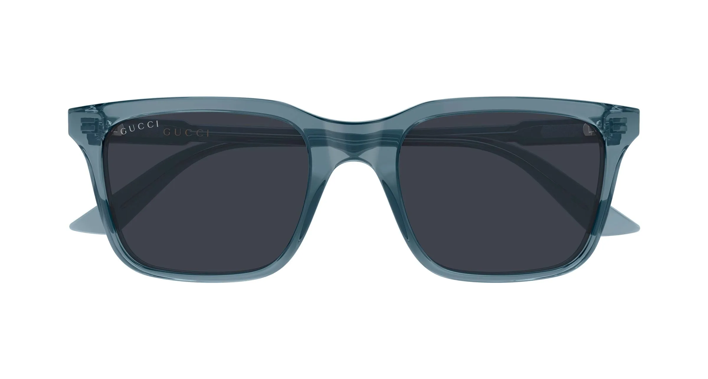 Gucci GG2114S 003 Occhiali da sole Acetato Blu Blu Squadrata - immagine 2
