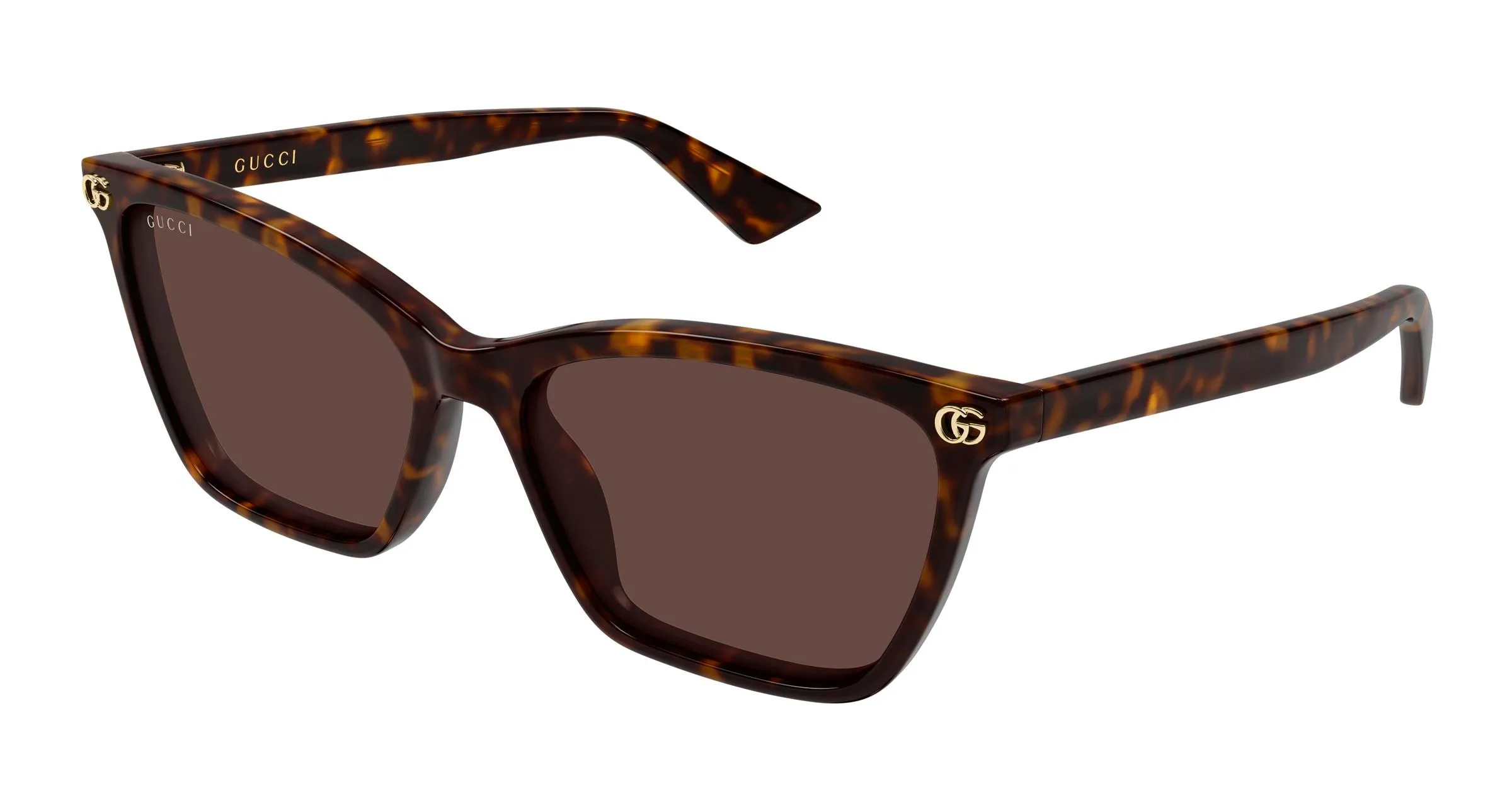 Gucci GG2111S 002 Occhiali da sole Acetato Havana Marrone Cat Eye - immagine 1