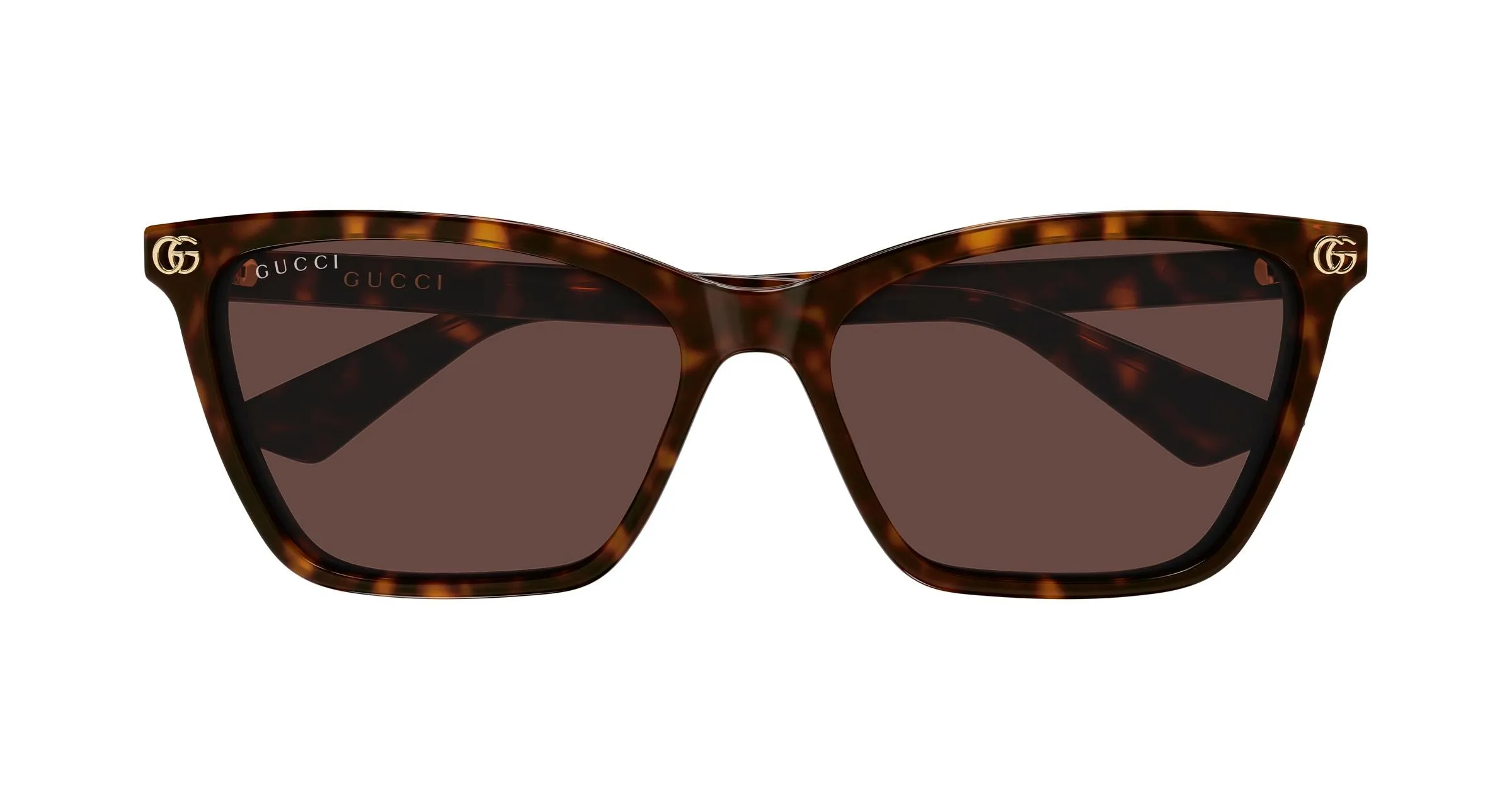 Gucci GG2111S 002 Occhiali da sole Acetato Havana Marrone Cat Eye - immagine 2