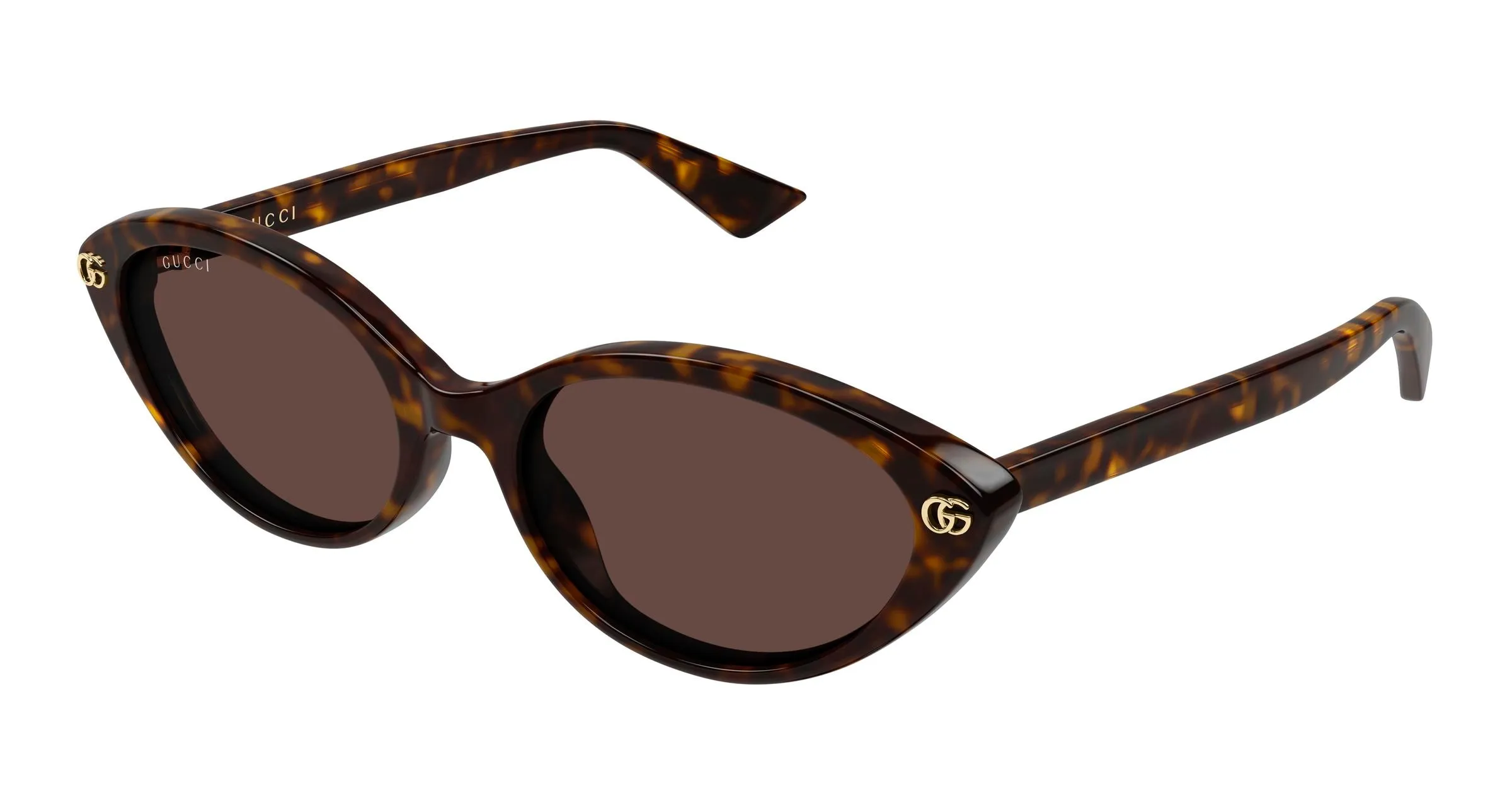 Gucci GG2110S 002 Occhiali da sole Acetato Havana Marrone Cat Eye - immagine 1