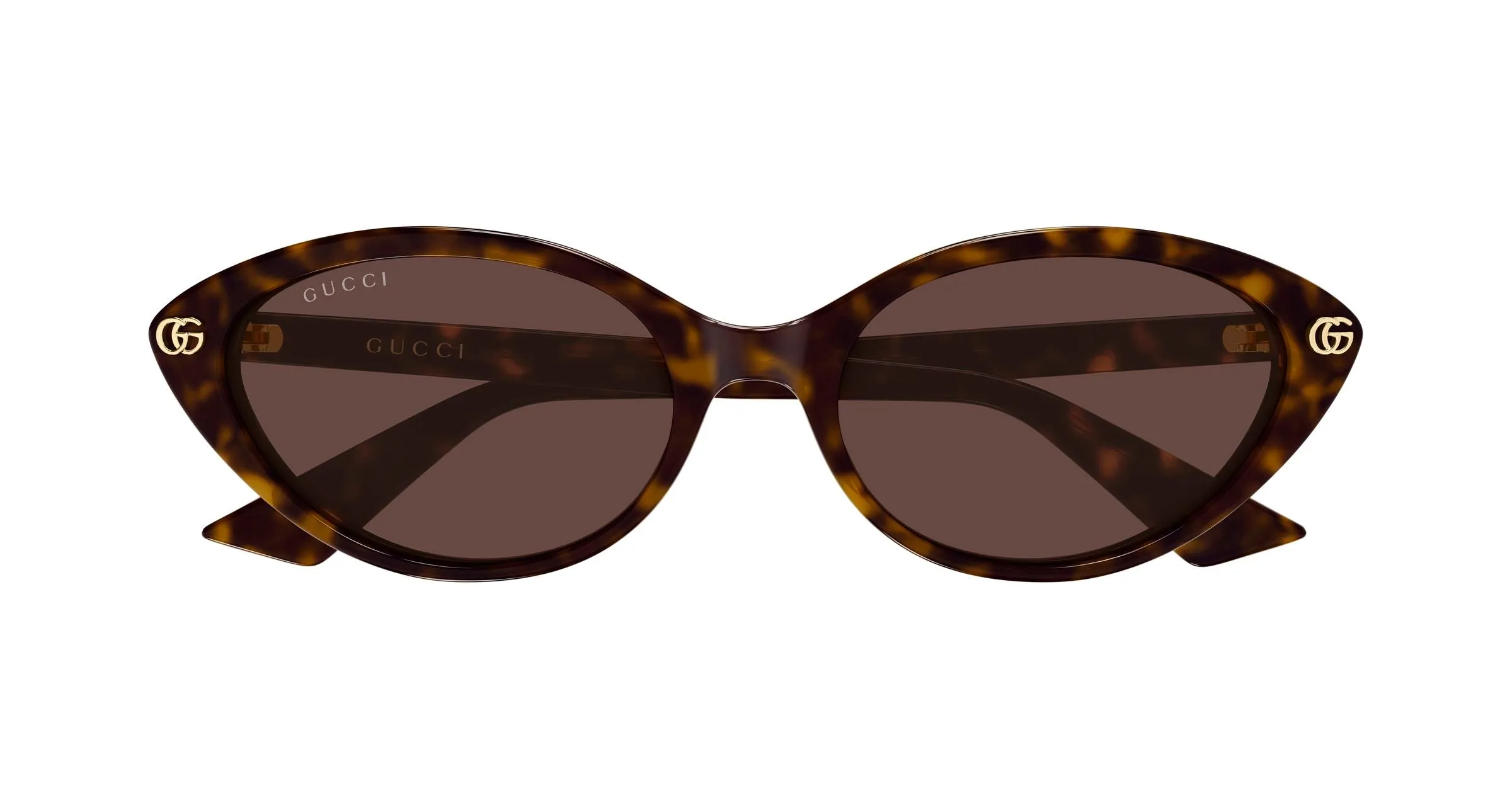Gucci GG2110S 002 Occhiali da sole Acetato Havana Marrone Cat Eye - immagine 2
