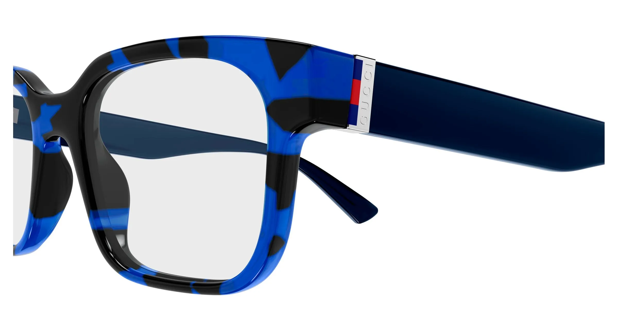 Gucci GG2087O 008 Montature da vista Iniettato Havana Trasparente Squadrata - immagine 3