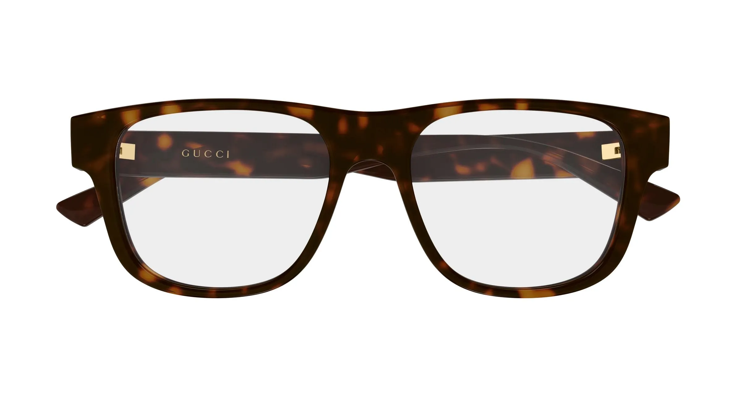 Gucci GG2086O 006 Montature da vista Iniettato Havana Trasparente Squadrata - immagine 2