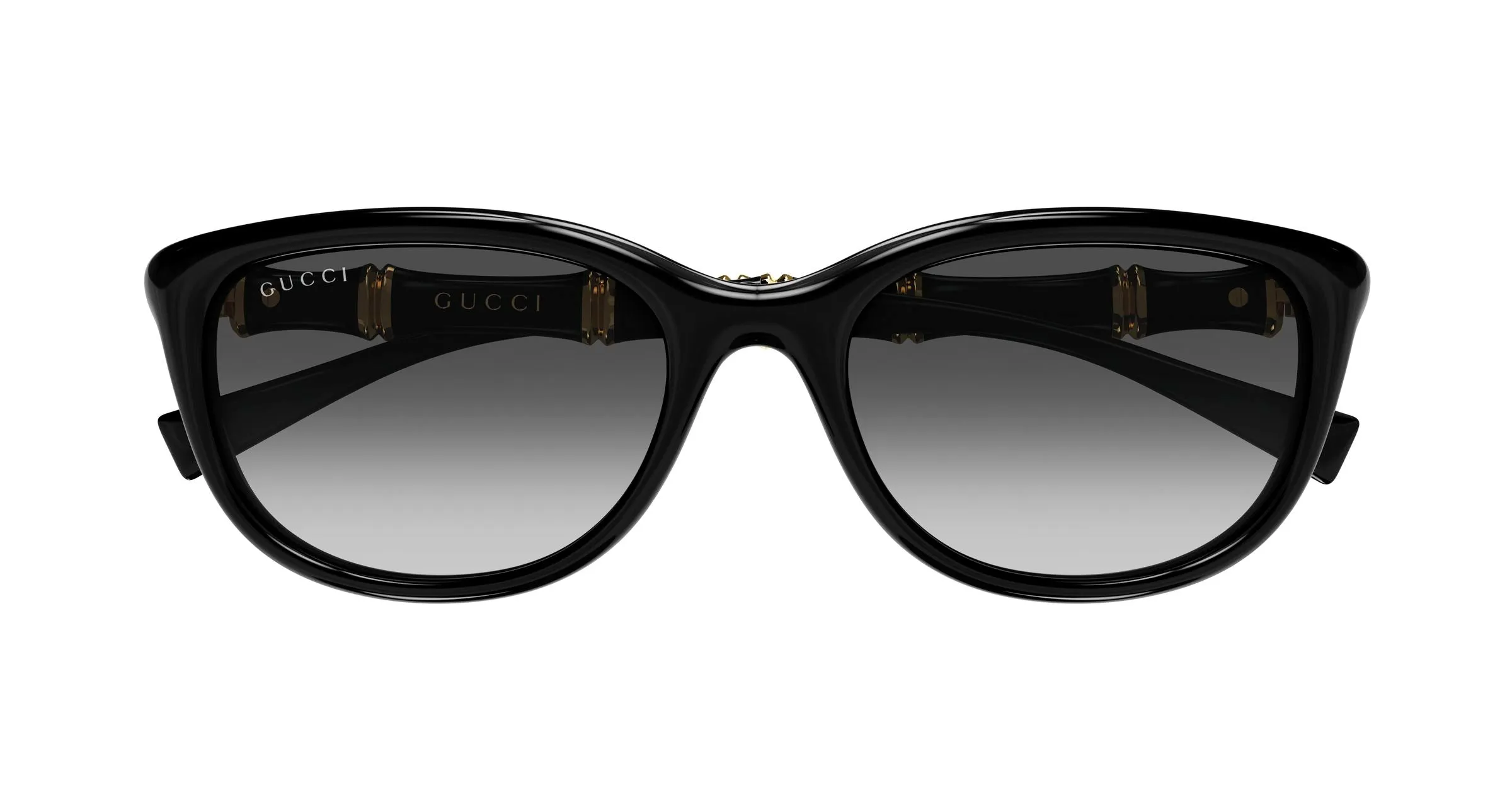 Gucci GG2062SA 001 Occhiali da sole Iniettato Nero Grigio Squadrata - immagine 2
