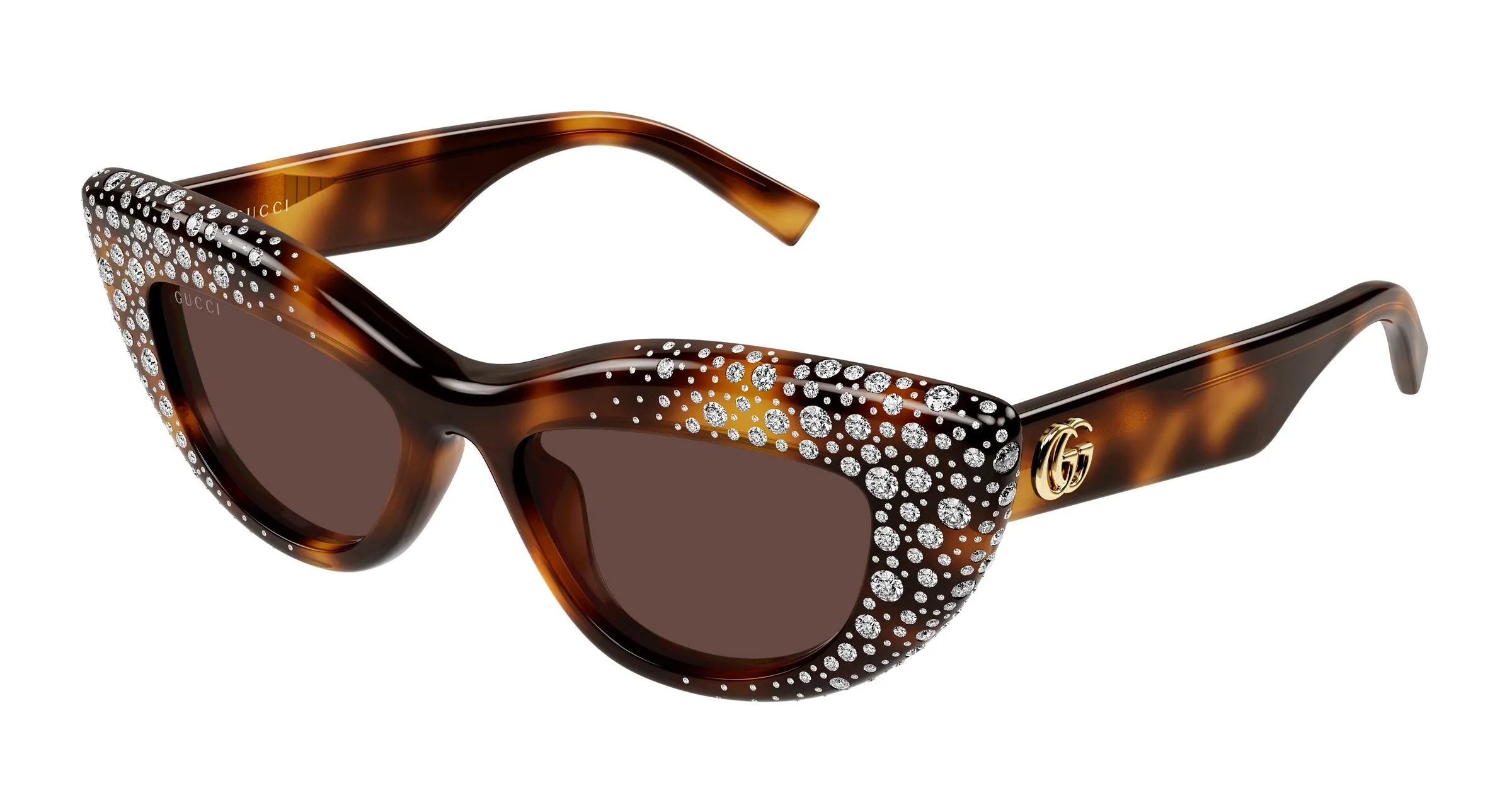 Gucci GG2031S 006 Occhiali da sole Acetato Havana Marrone Cat Eye - immagine 1