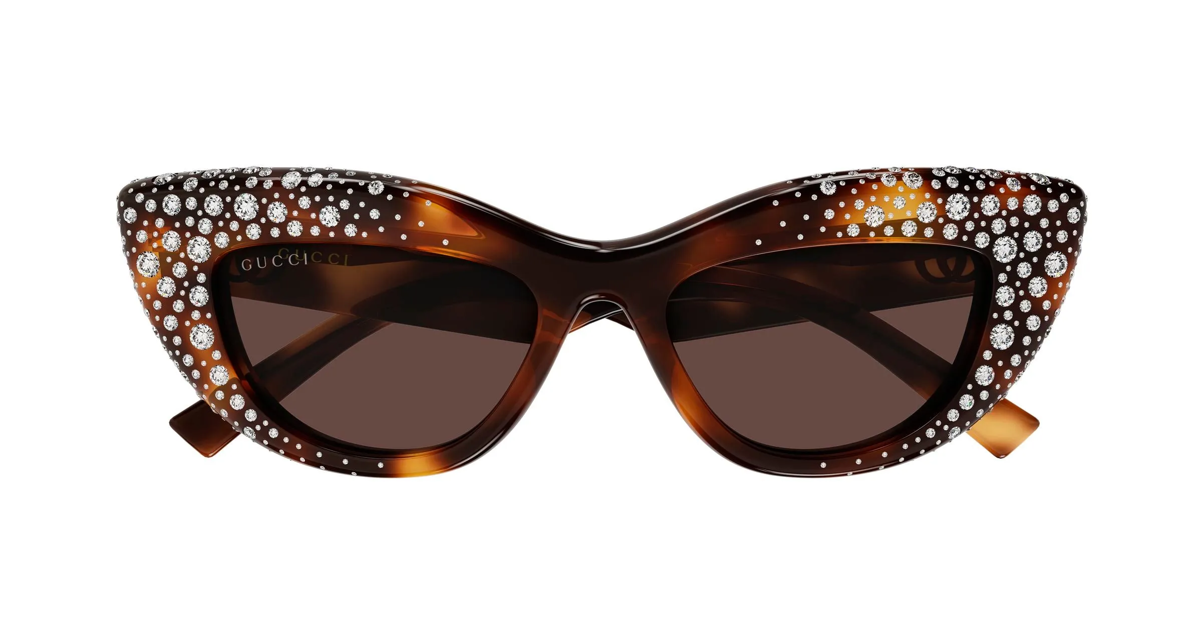Gucci GG2031S 006 Occhiali da sole Acetato Havana Marrone Cat Eye - immagine 2