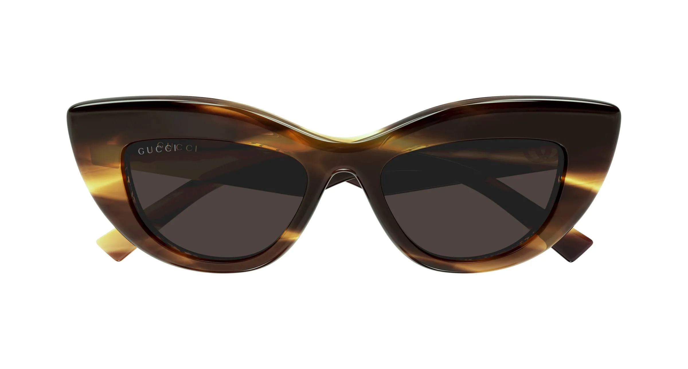 Gucci GG2031S 003 Occhiali da sole Acetato Havana Grigio Cat Eye - immagine 2