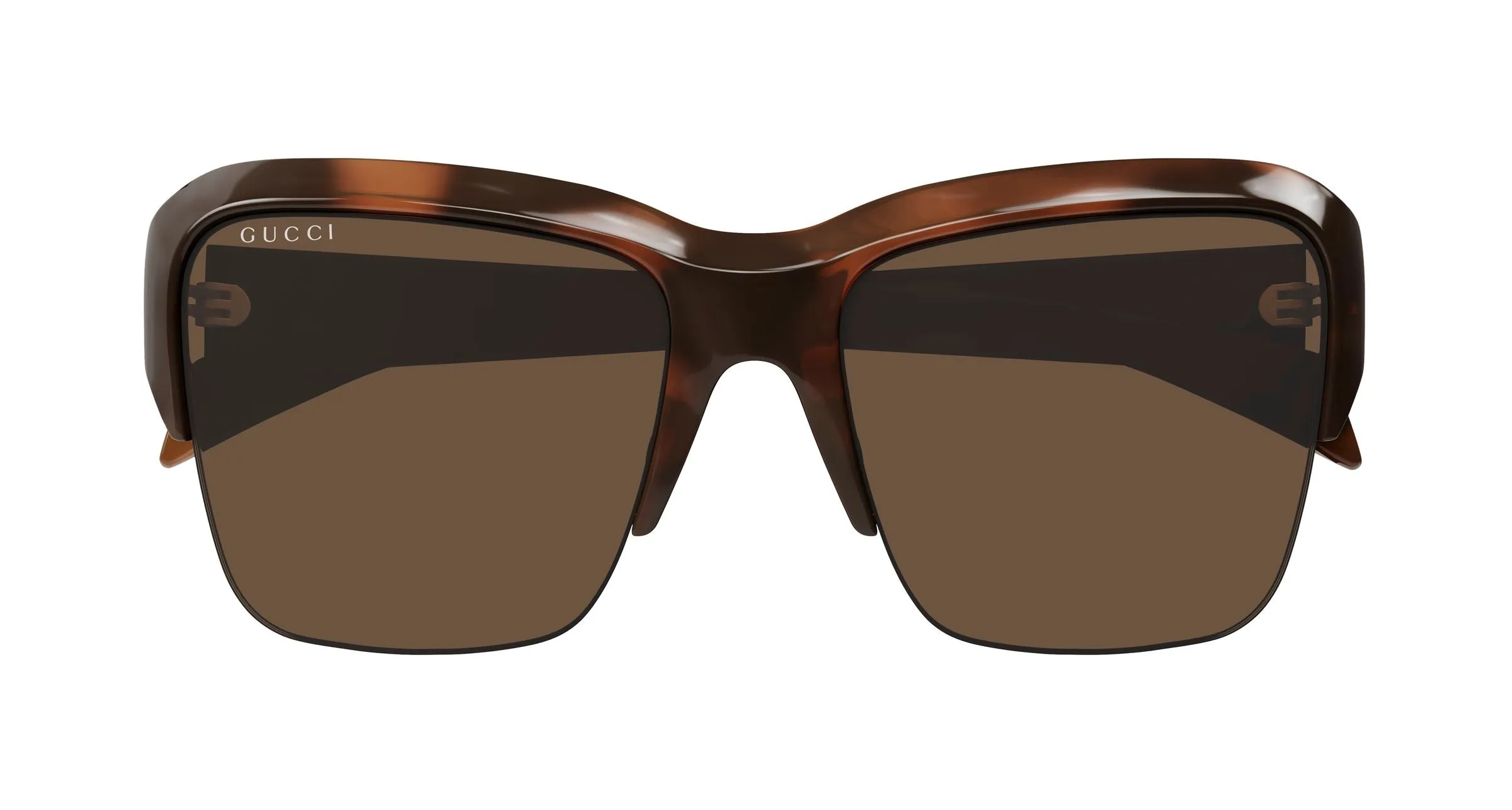 Gucci GG2024S 002 Occhiali da sole Bio-iniettato Havana Marrone Pilot - immagine 2