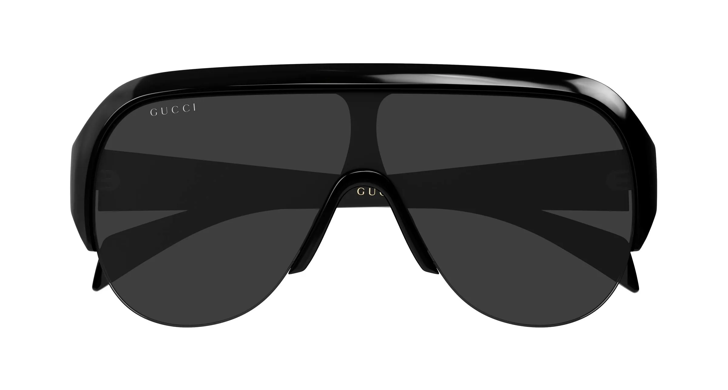 Gucci GG2023S 001 Occhiali da sole Bio-iniettato Nero Grigio Maschera - immagine 2