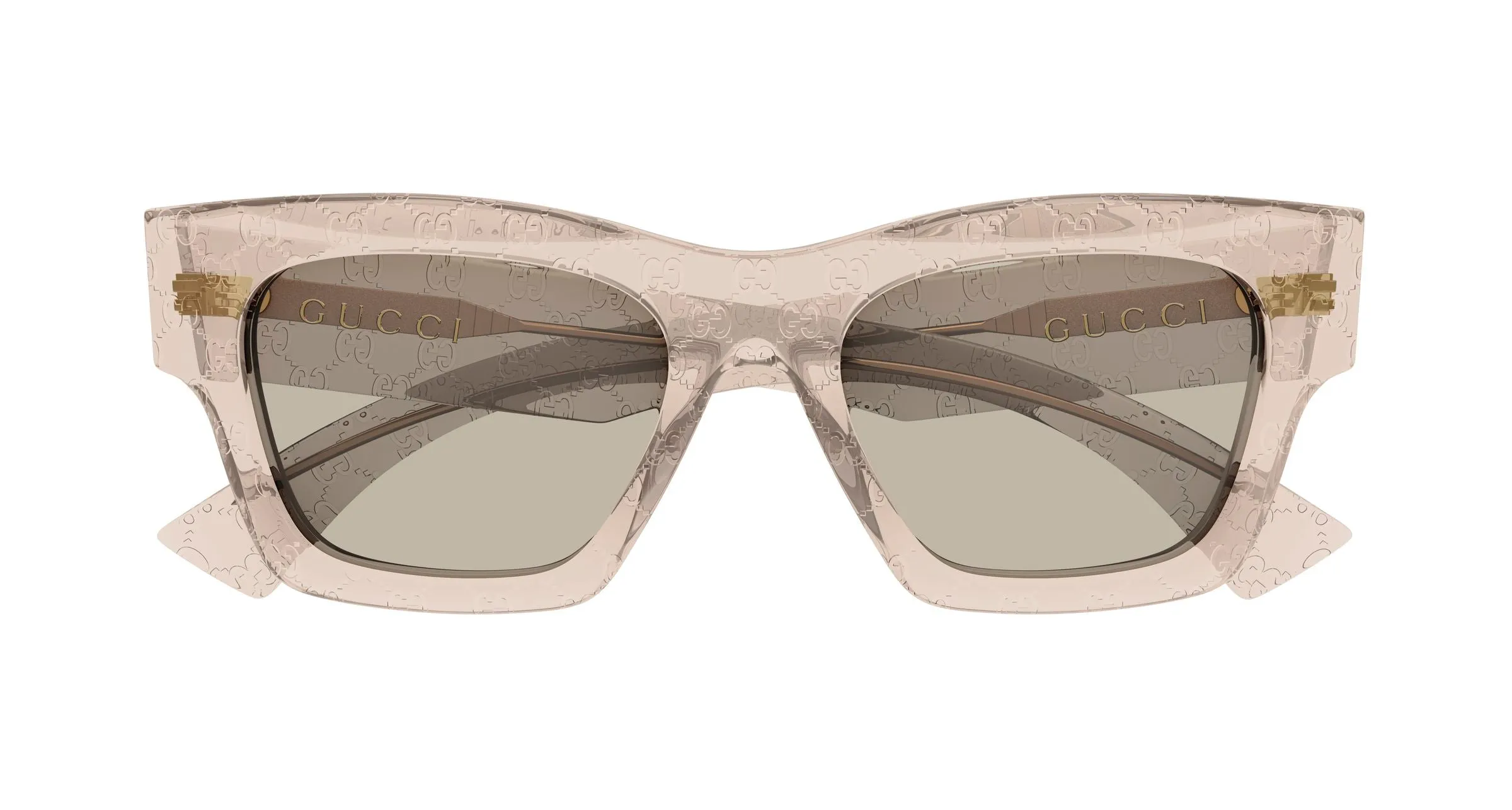 Gucci GG1835S 009 Occhiali da sole Acetato Marrone Marrone Squadrata - immagine 2