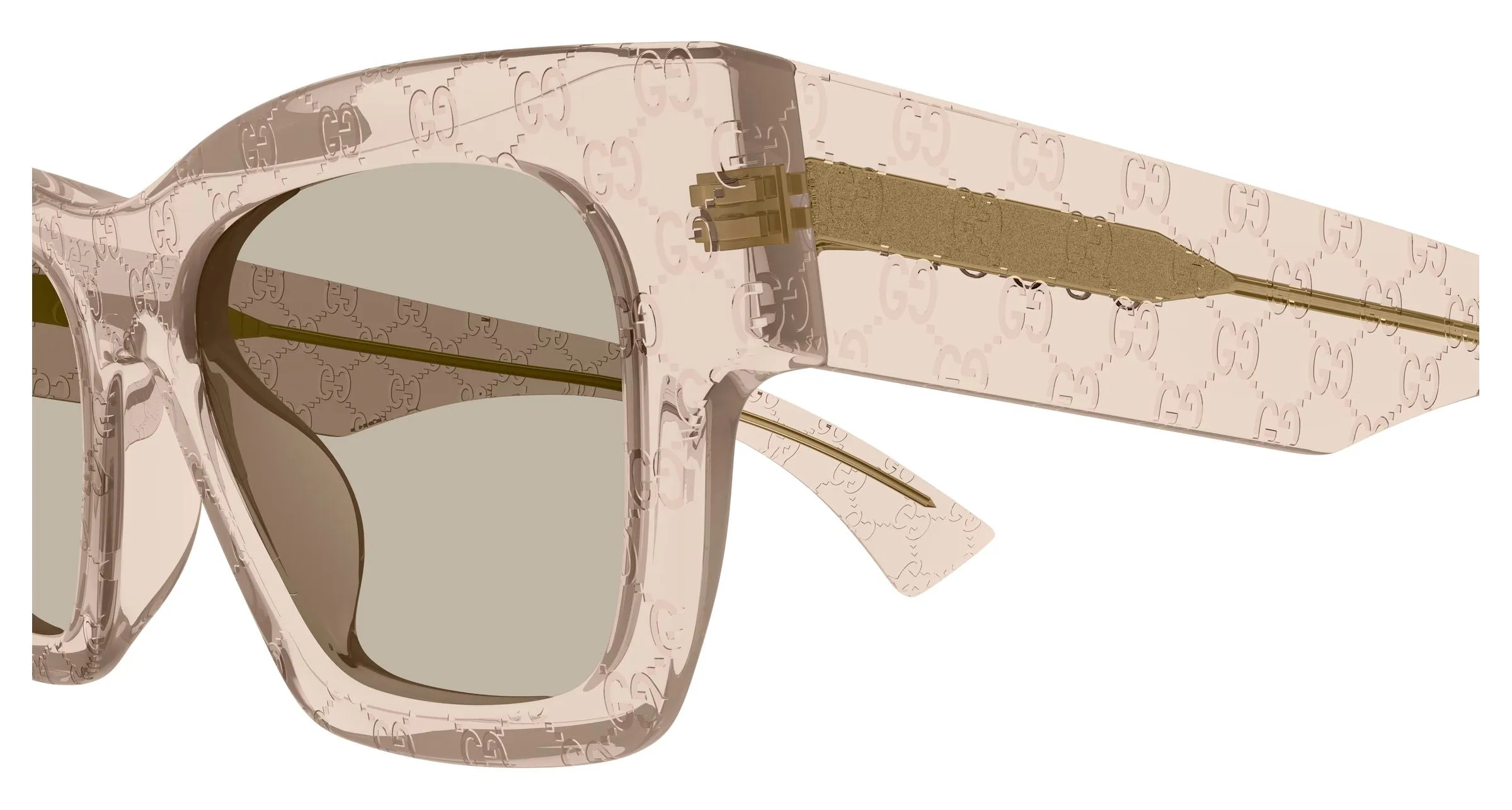 Gucci GG1835S 009 Occhiali da sole Acetato Marrone Marrone Squadrata - immagine 3