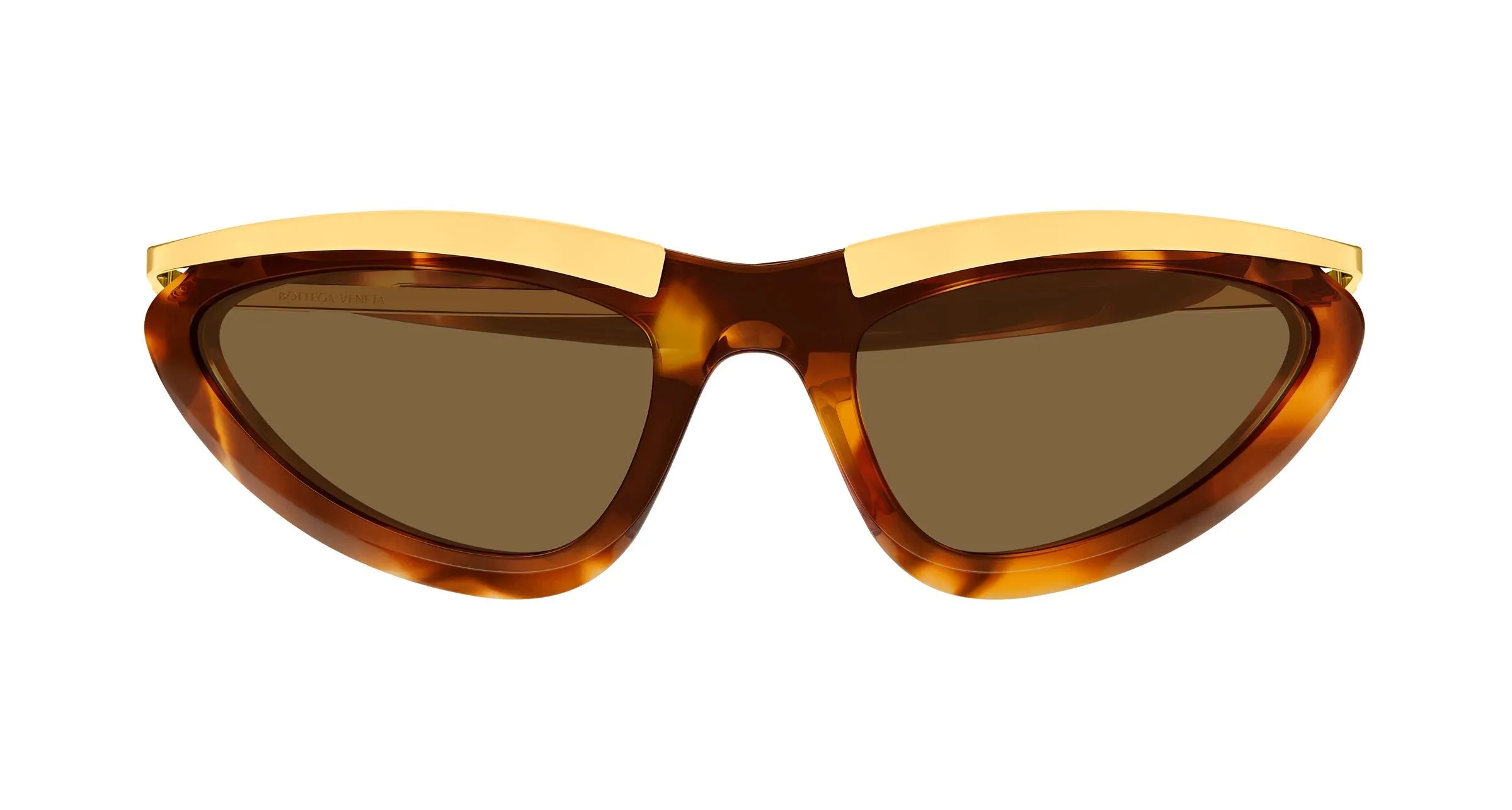 Bottega Veneta BV1477S 003 Occhiali da sole Acetato Havana Marrone Cat Eye - immagine 2