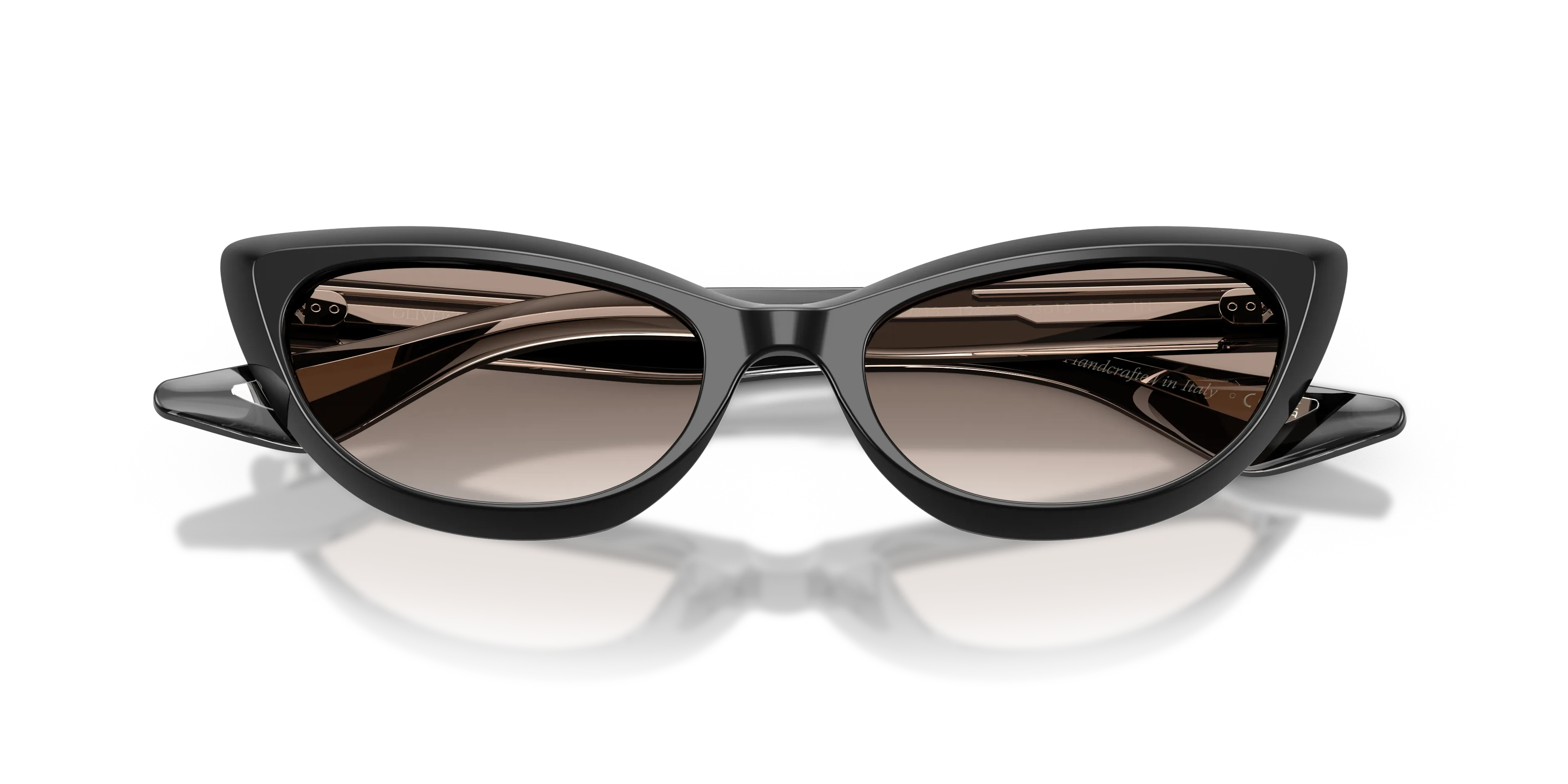 Oliver Peoples OV5621SU 1963C 149213 Occhiali da sole Acetato Nero Marrone Cat Eye Normale - immagine 2