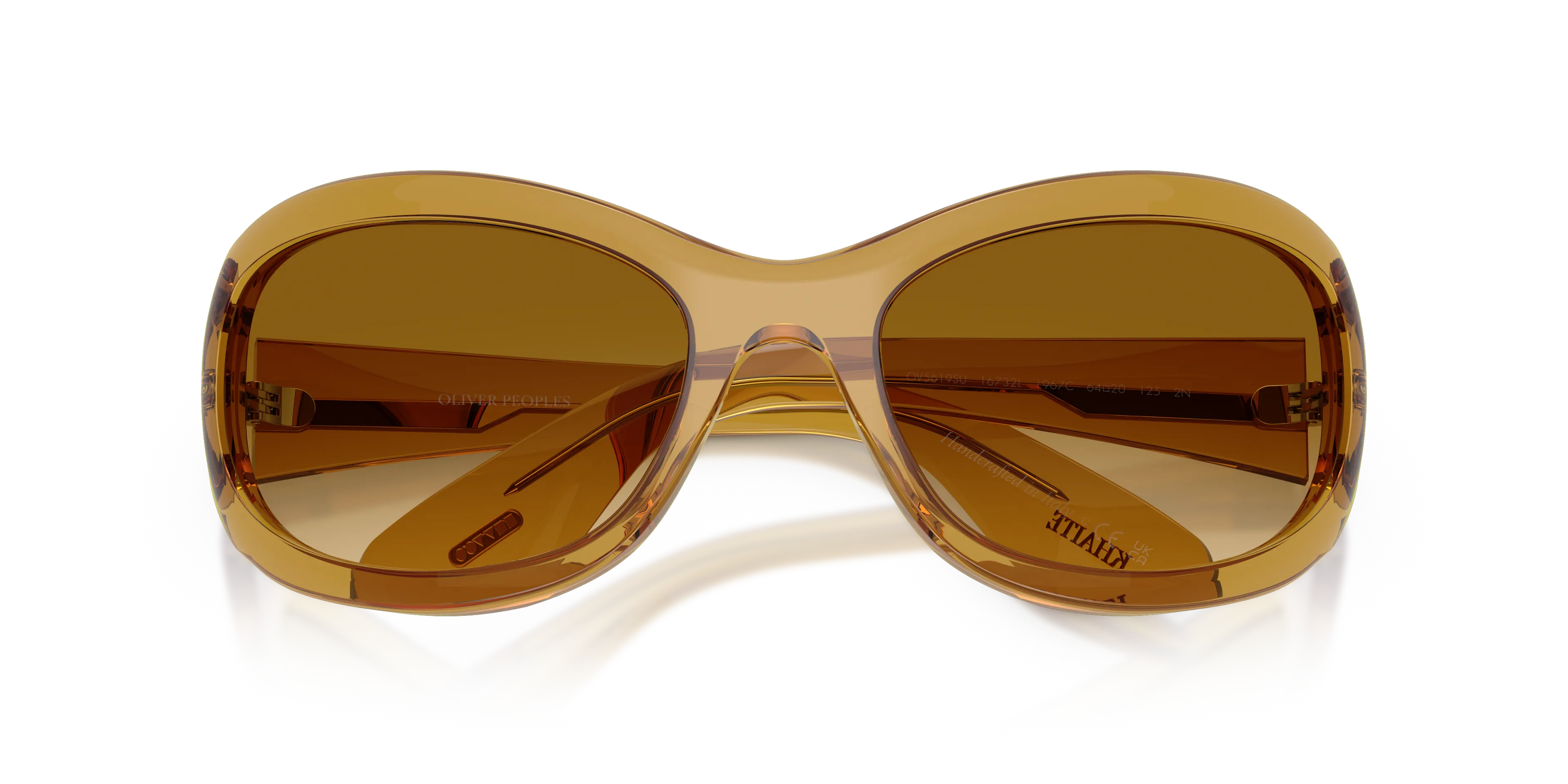 Oliver Peoples OV5619SU 1967C 16732L Occhiali da sole Acetato Giallo Giallo Rotonda Normale - immagine 2