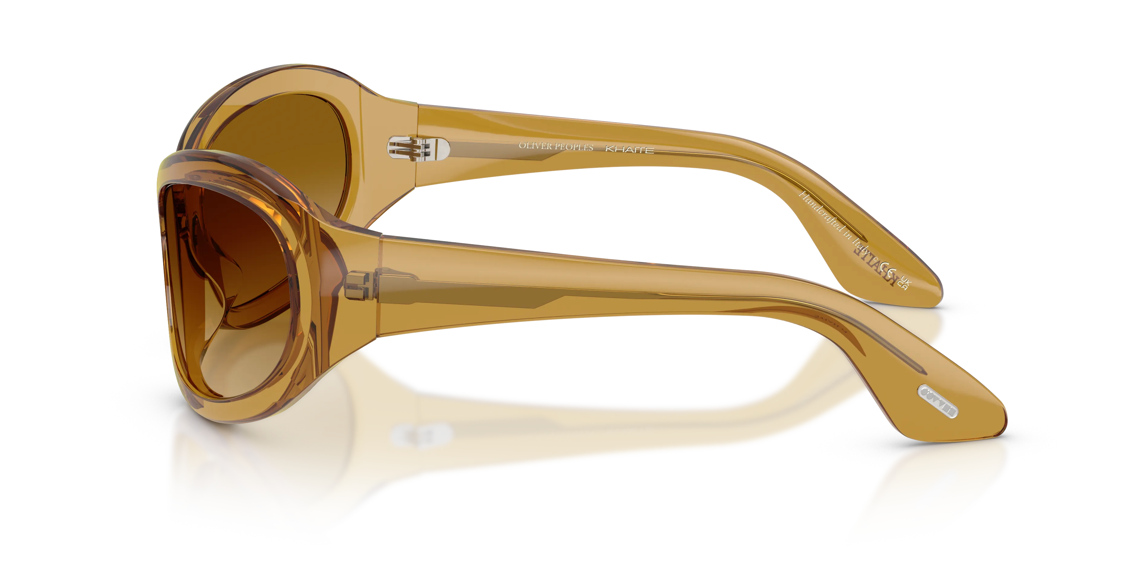 Oliver Peoples OV5619SU 1967C 16732L Occhiali da sole Acetato Giallo Giallo Rotonda Normale - immagine 4