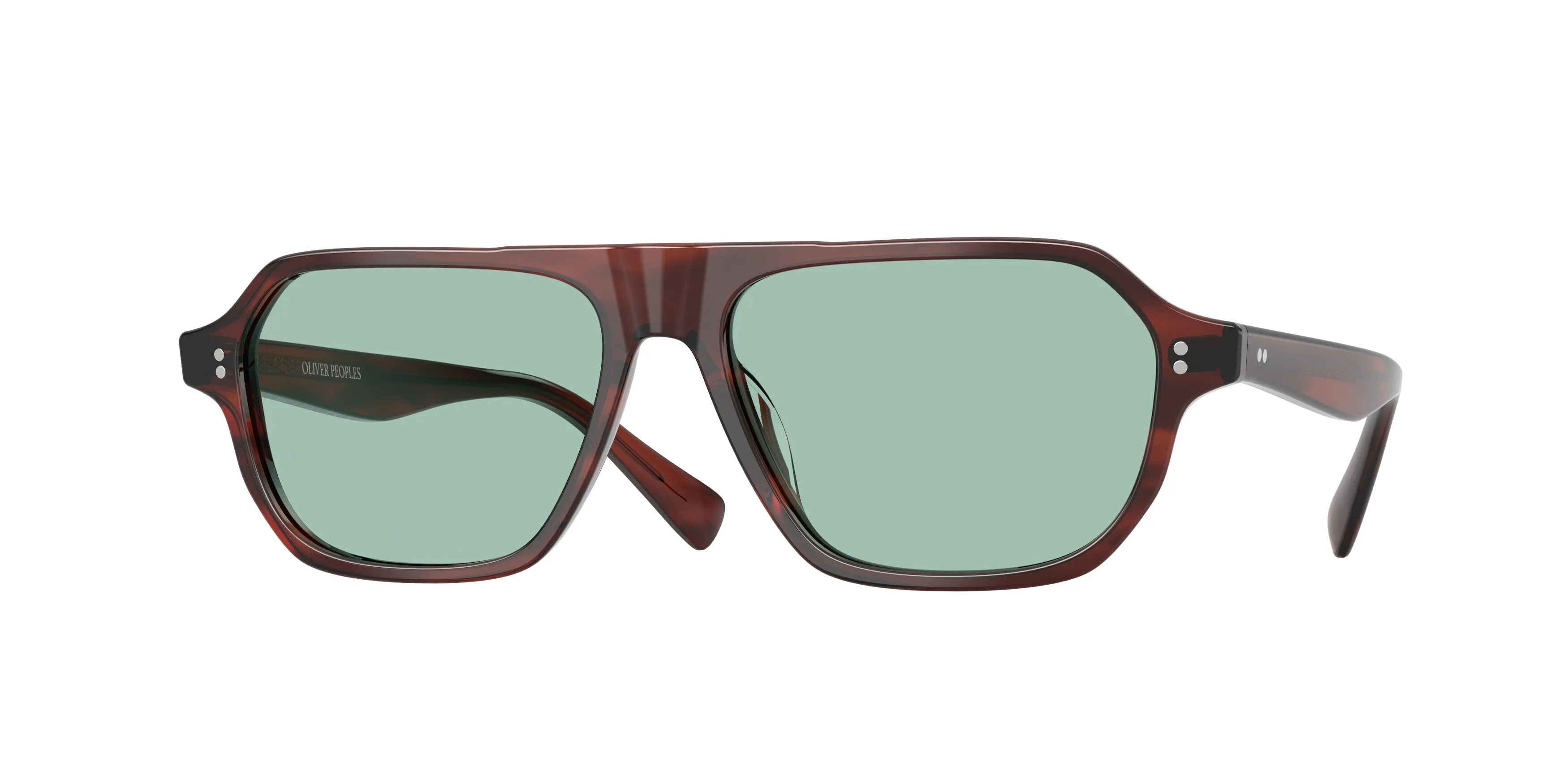 Oliver Peoples OV5616U REMMENT 1818 Montature da vista Acetato Marrone Verde Geometrica Normale - immagine 1