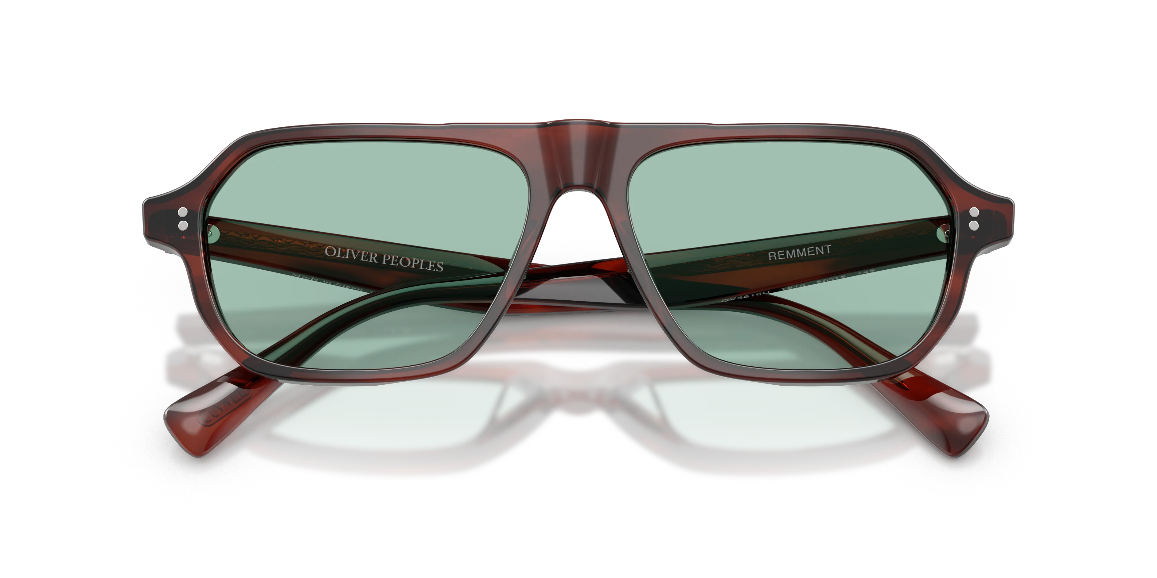 Oliver Peoples OV5616U REMMENT 1818 Montature da vista Acetato Marrone Verde Geometrica Normale - immagine 2