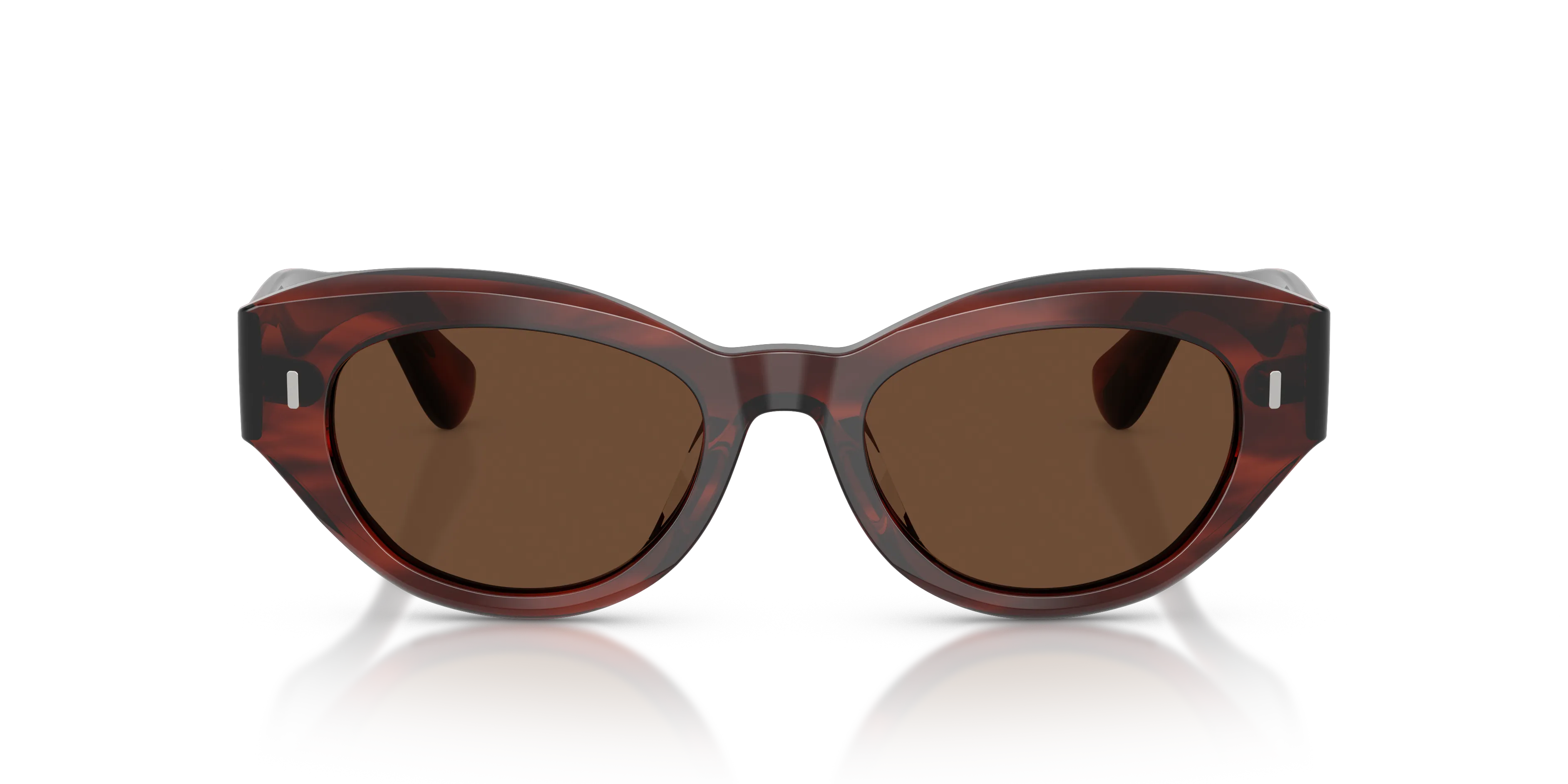 Oliver Peoples OV5615SU LERRUE 1818AN Occhiali da sole Acetato Marrone Marrone Rotonda Polarizzata - immagine 3