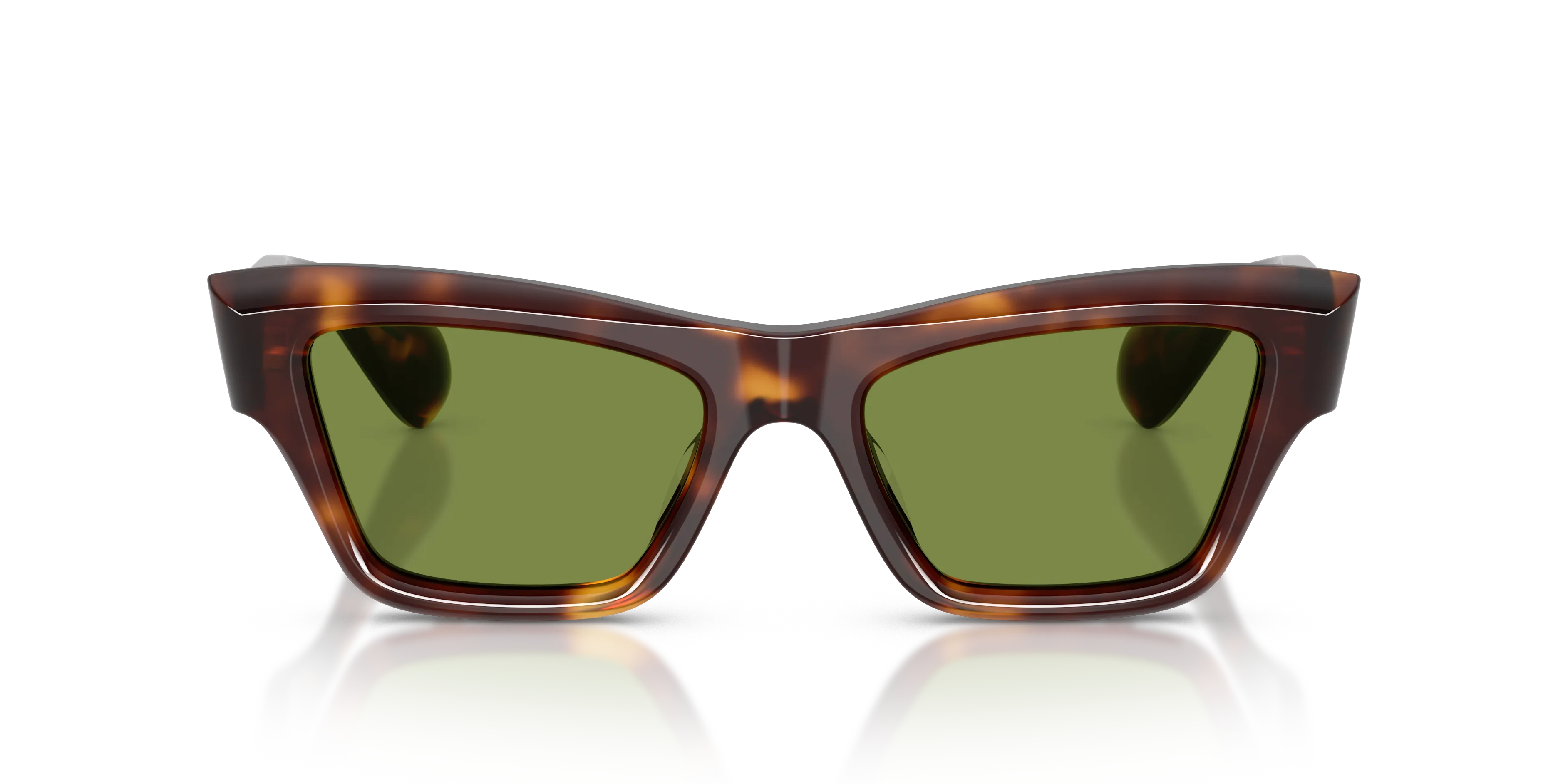 Oliver Peoples x Jil Sander OV5611SU EDITION 3 100752 Occhiali da sole Acetato Tartaruga Verde Cat Eye Normale - immagine 3