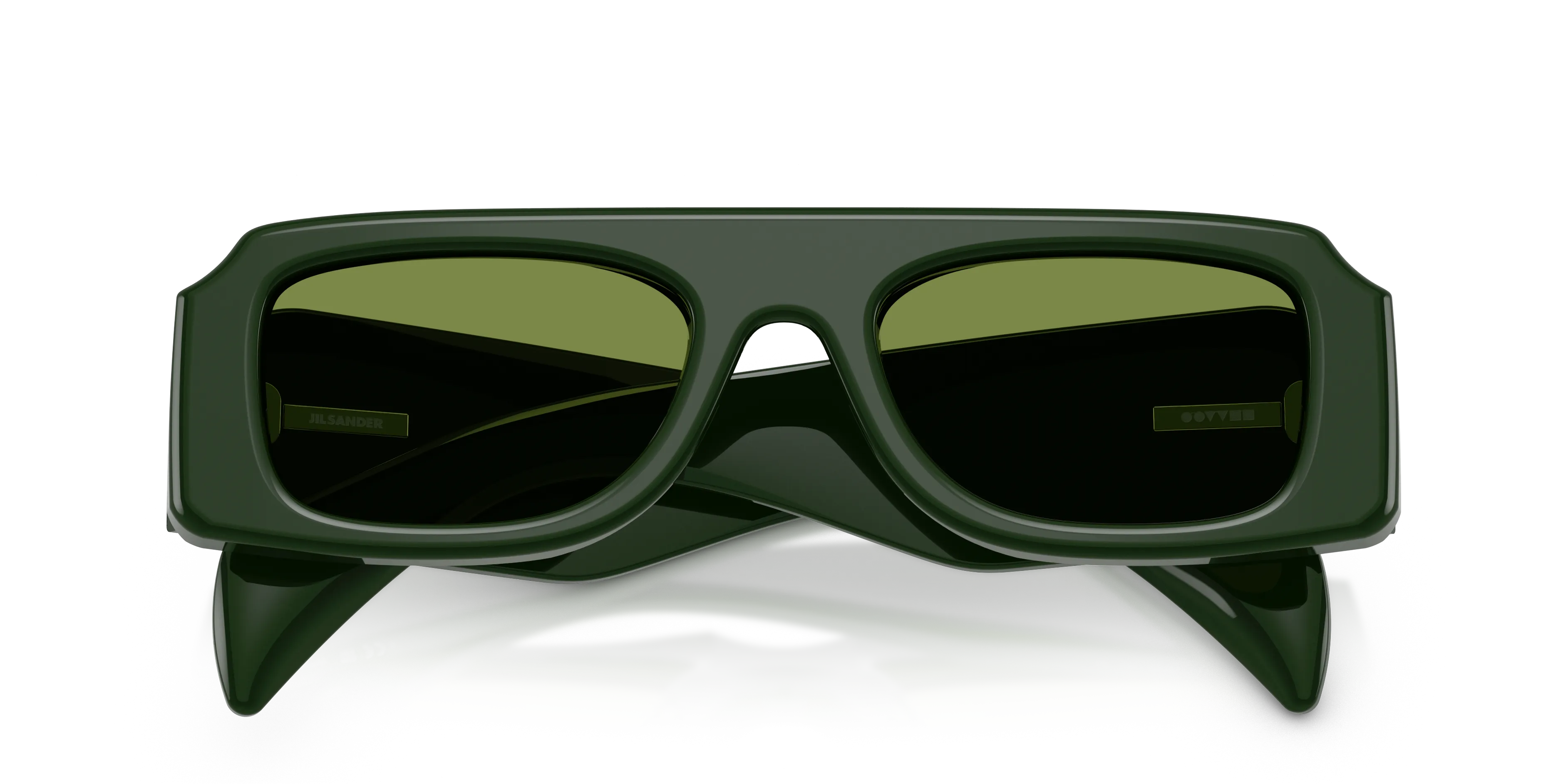 Oliver Peoples x Jil Sander OV5610SU EDITION 4 181152 Occhiali da sole Acetato Verde Verde Geometrica Normale - immagine 2