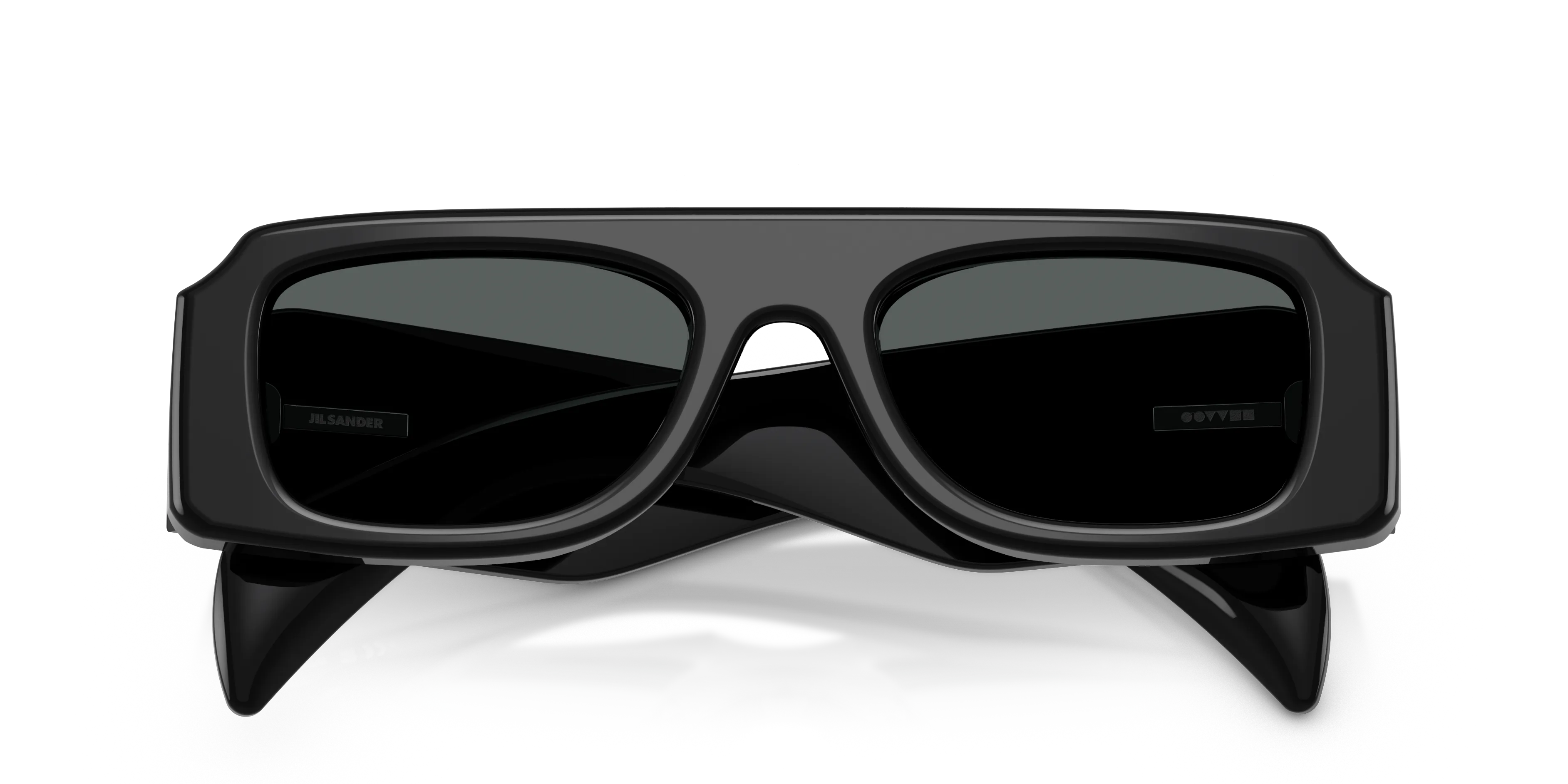 Oliver Peoples x Jil Sander OV5610SU EDITION 4 1731P2 Occhiali da sole Acetato Nero Grigio Geometrica Normale - immagine 2
