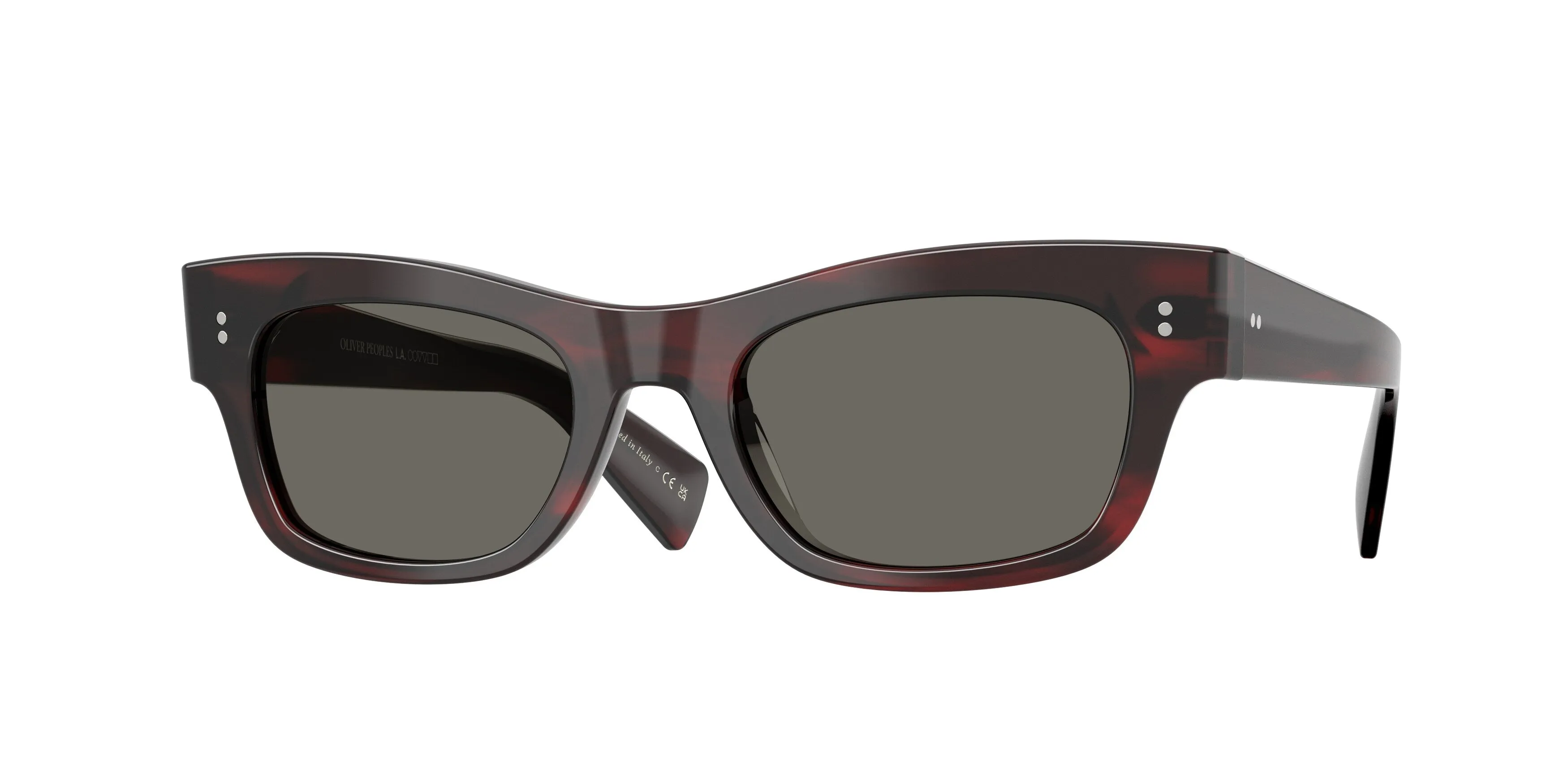 Oliver Peoples OV5609SU SONIA 1675R5 Occhiali da sole Acetato Rosso Grigio Pillow Normale - immagine 1
