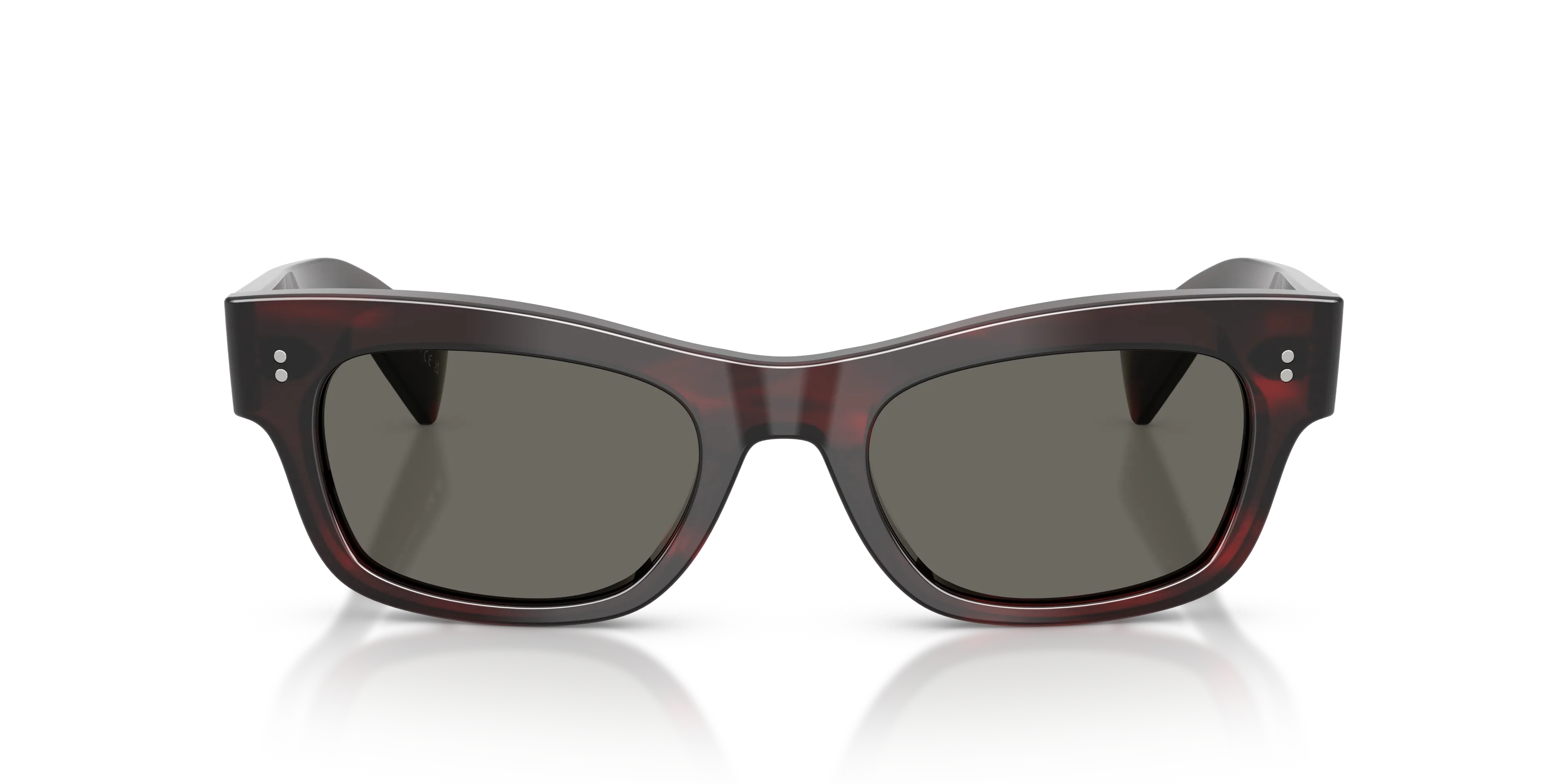 Oliver Peoples OV5609SU SONIA 1675R5 Occhiali da sole Acetato Rosso Grigio Pillow Normale - immagine 3