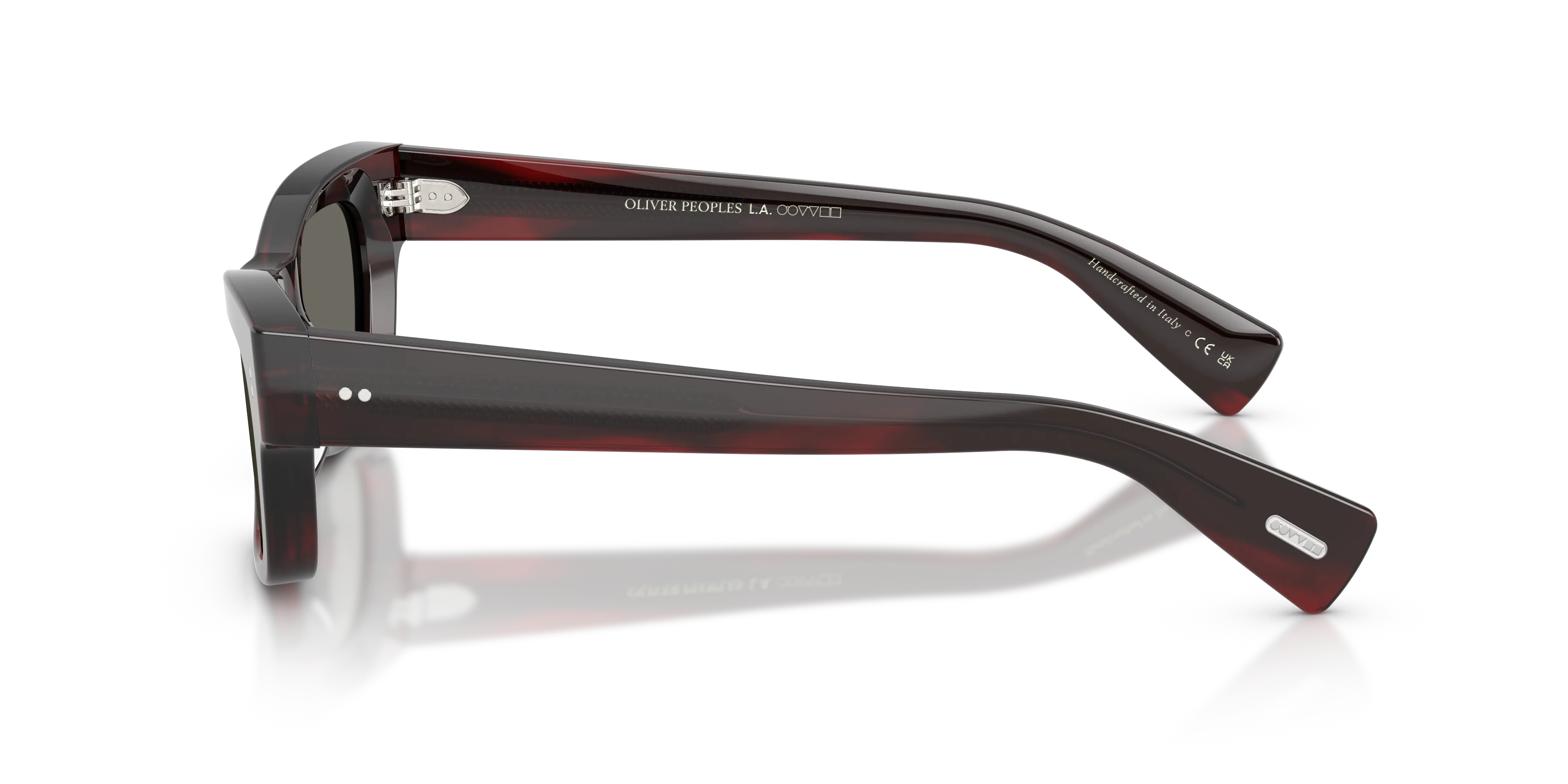Oliver Peoples OV5609SU SONIA 1675R5 Occhiali da sole Acetato Rosso Grigio Pillow Normale - immagine 4