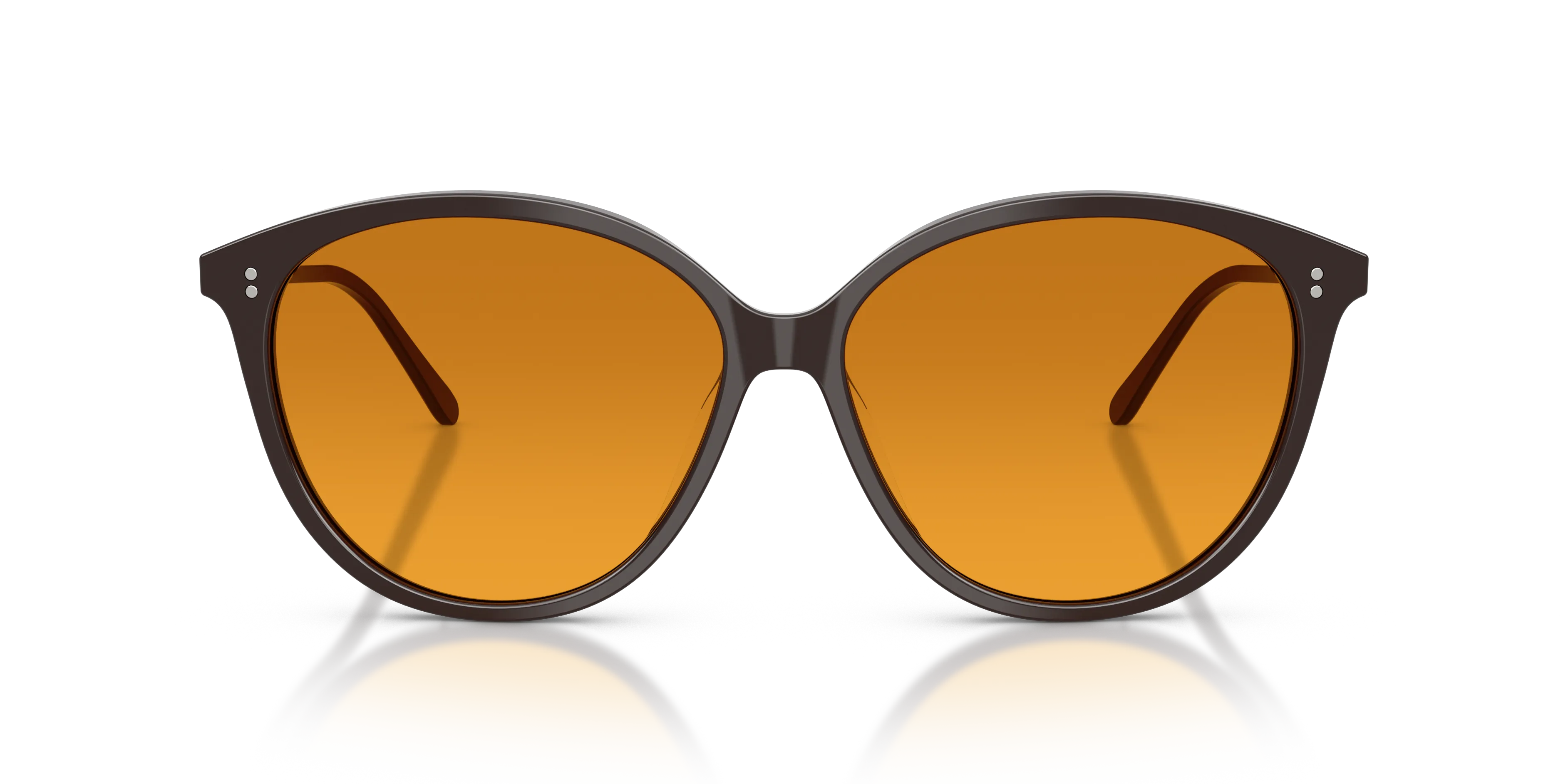 Oliver Peoples OV5605SU SOLEAU 177278 Occhiali da sole Acetato Marrone Arancione Farfalla Normale - immagine 3
