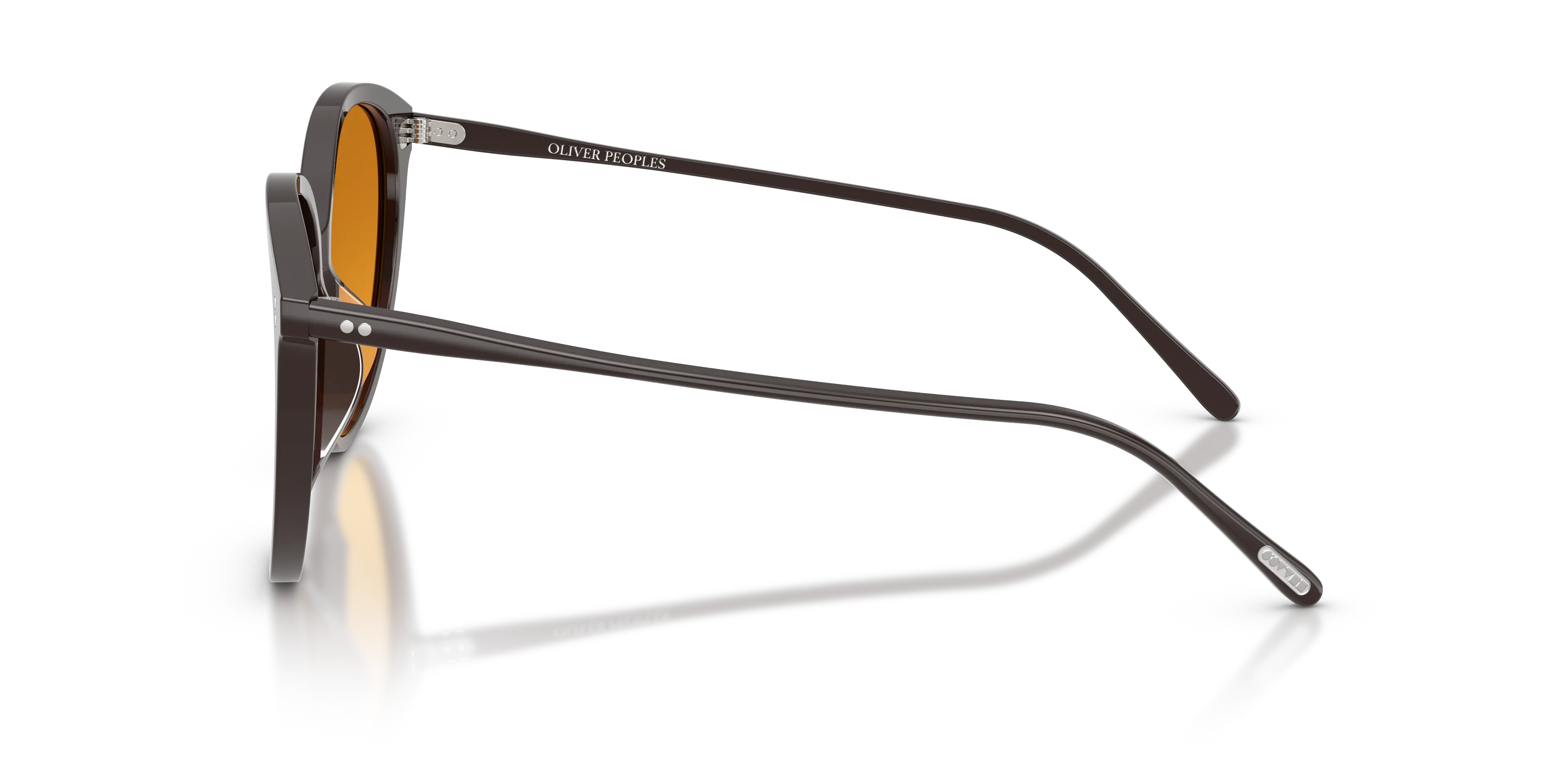 Oliver Peoples OV5605SU SOLEAU 177278 Occhiali da sole Acetato Marrone Arancione Farfalla Normale - immagine 4