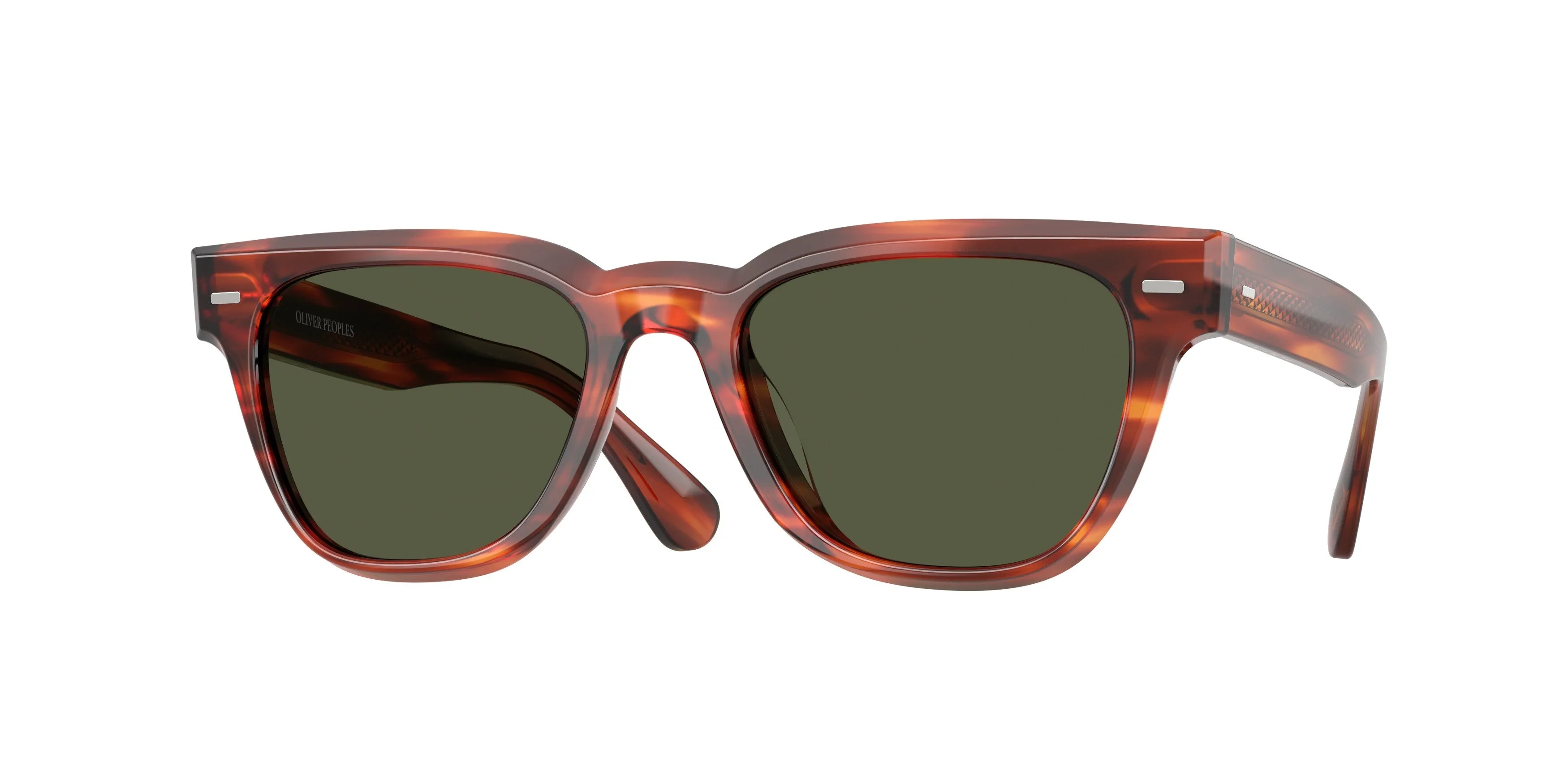 Oliver Peoples OV5601SU RUENY 179952 Occhiali da sole Acetato Tartaruga Verde G15 Squadrata Normale - immagine 1