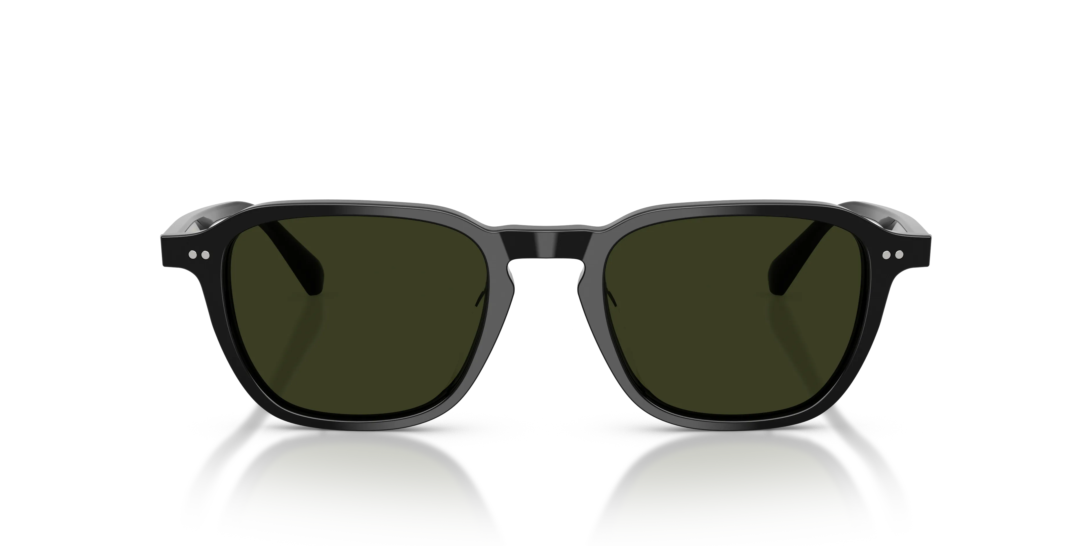 Oliver Peoples OV5598SU EMRYN 1731P1 Occhiali da sole Acetato Nero Verde G15 Geometrica Polarizzata - immagine 3