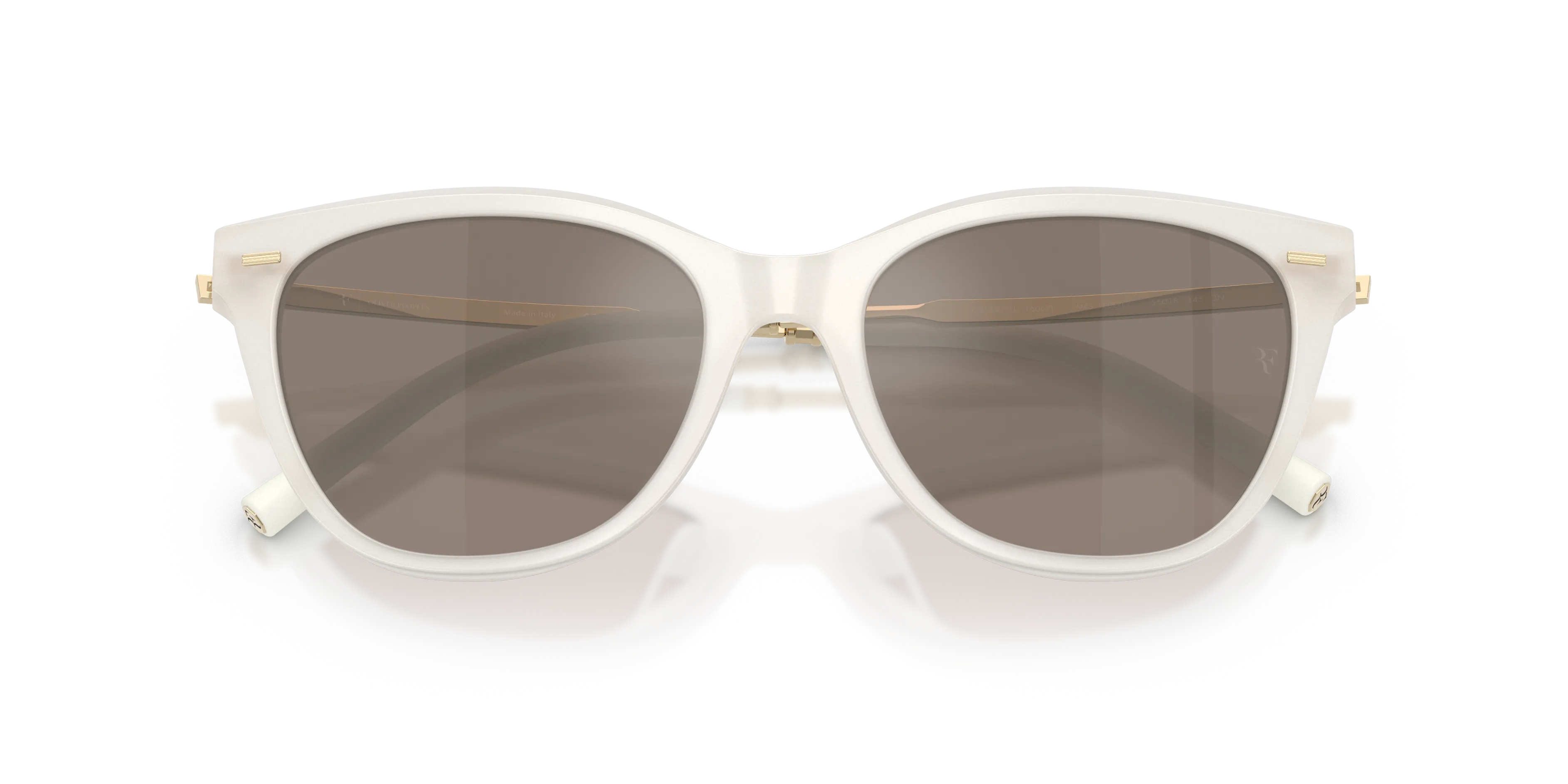 Oliver Peoples OV5597SU MRS. FEDERER 16067I Occhiali da sole Acetato Bianco Marrone Farfalla Normale - immagine 2