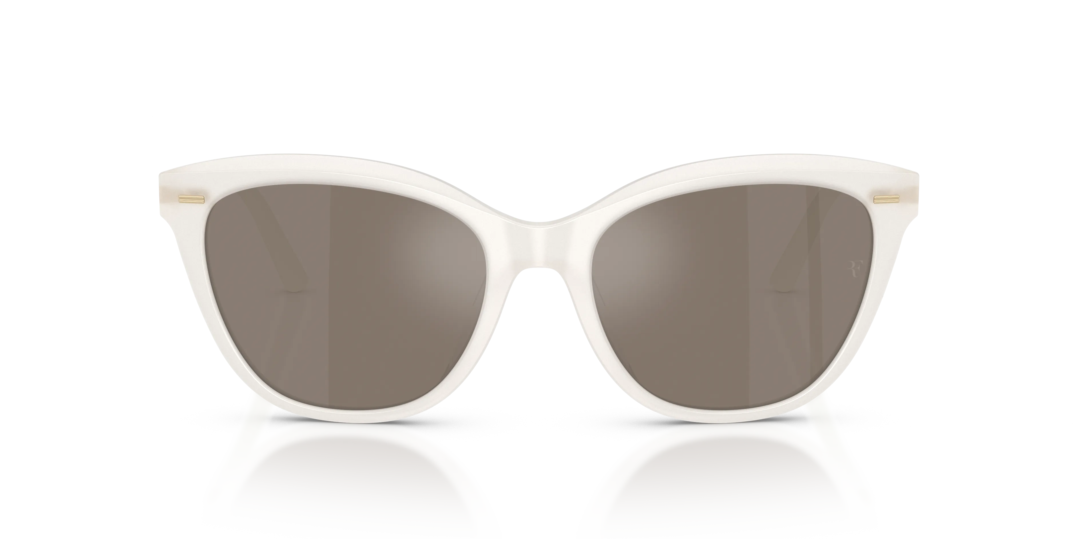 Oliver Peoples OV5597SU MRS. FEDERER 16067I Occhiali da sole Acetato Bianco Marrone Farfalla Normale - immagine 3