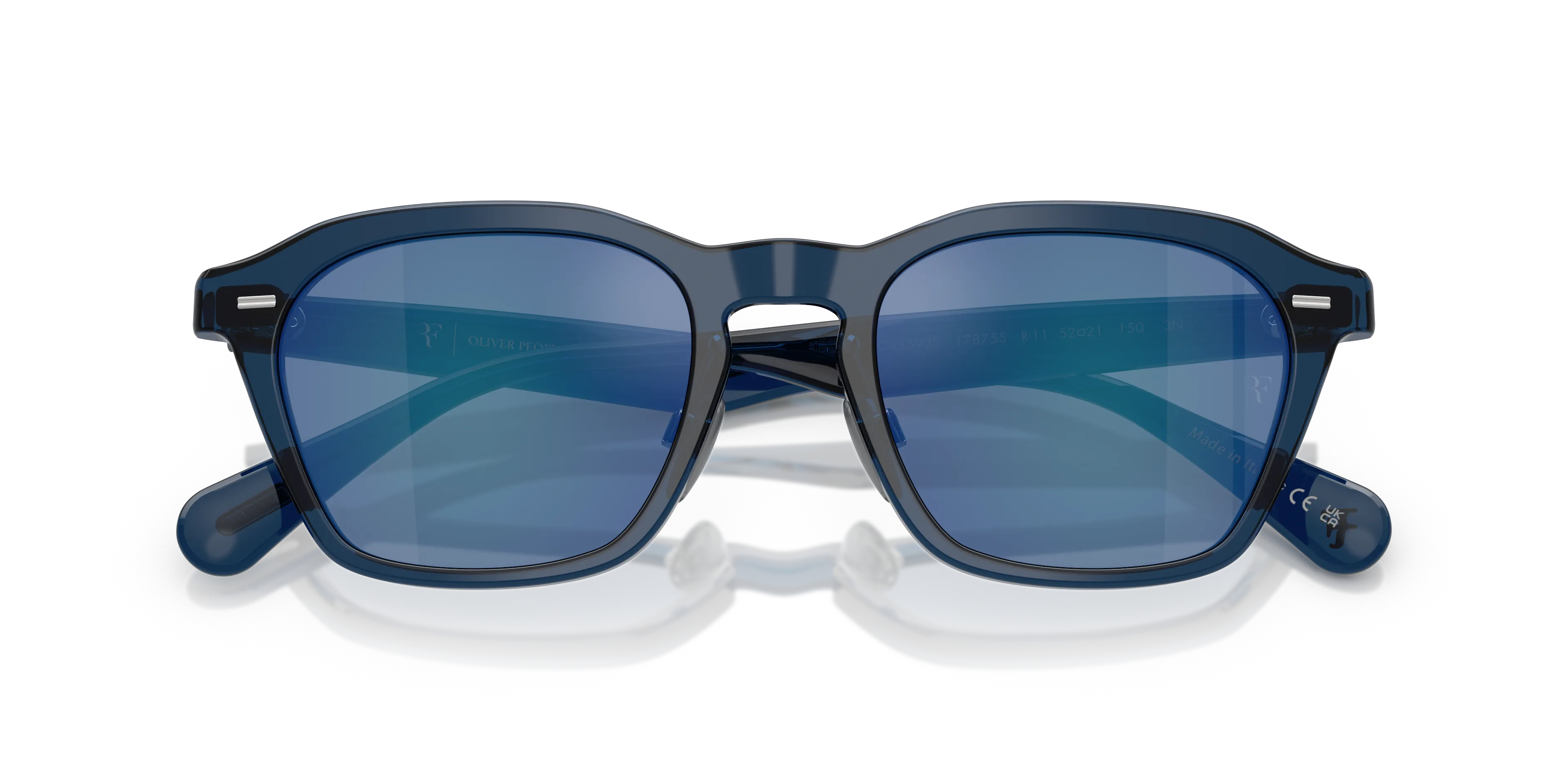 Oliver Peoples OV5593S R-11 178755 Occhiali da sole Acetato Blu Blu Squadrata Normale - immagine 2