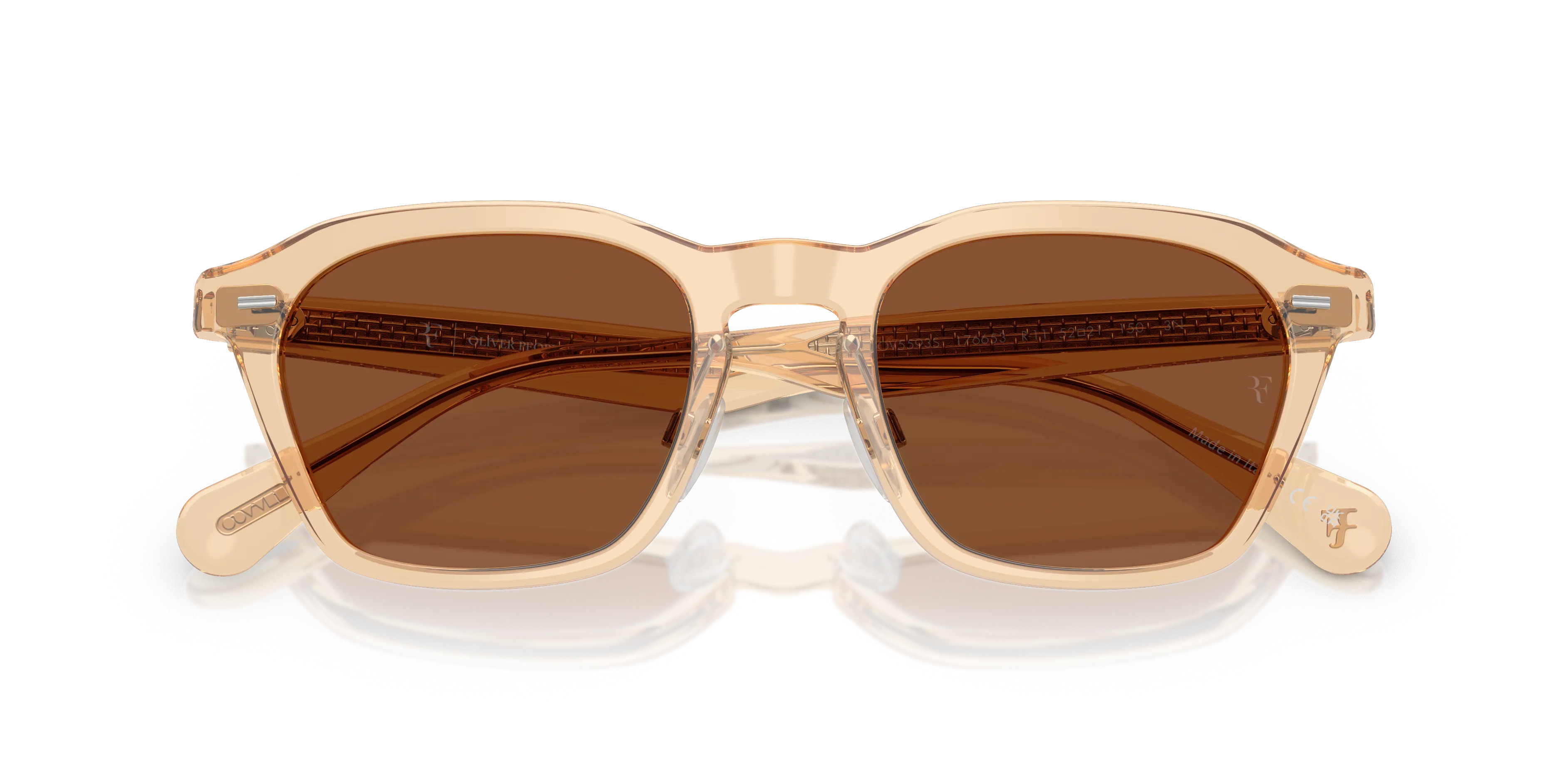 Oliver Peoples OV5593S R-11 176653 Occhiali da sole Acetato Marrone Marrone Squadrata Normale - immagine 2