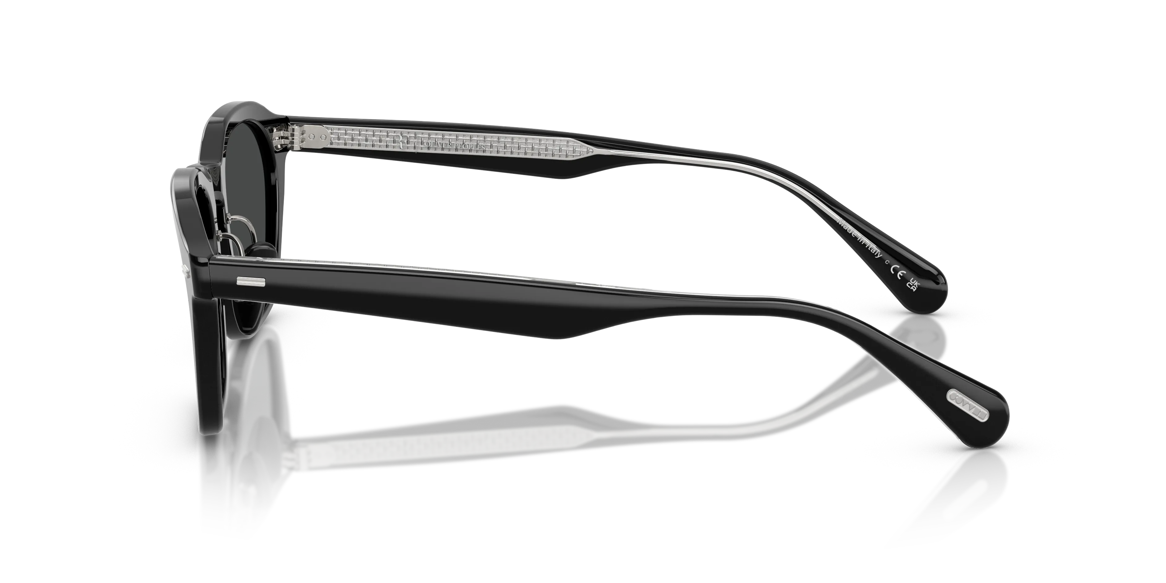 Oliver Peoples OV5593S R-11 149287 Occhiali da sole Acetato Nero Grigio Squadrata Normale - immagine 4