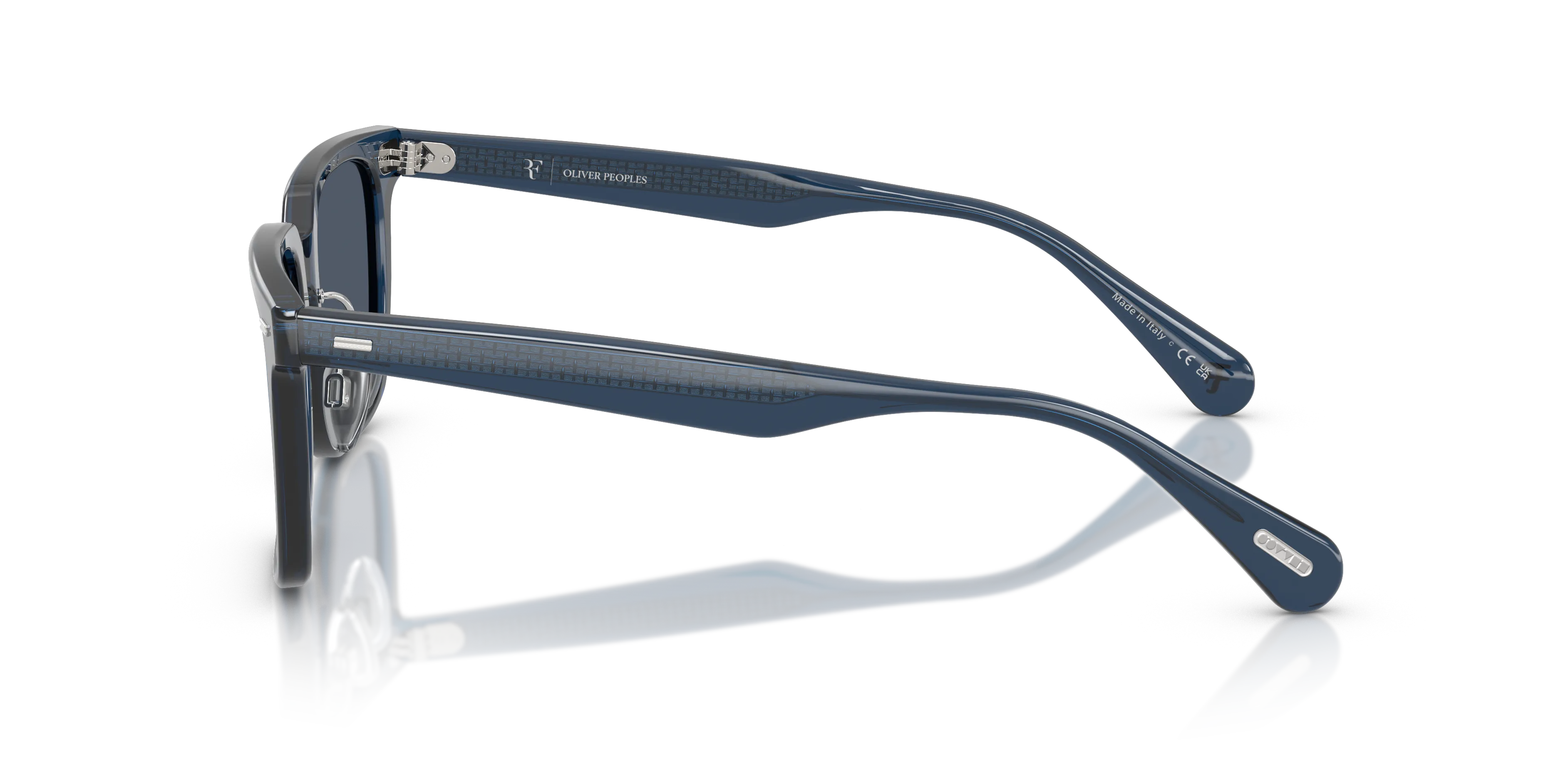 Oliver Peoples OV5592S MR. FEDERER II 178755 Occhiali da sole Acetato Blu Blu Squadrata Normale - immagine 4