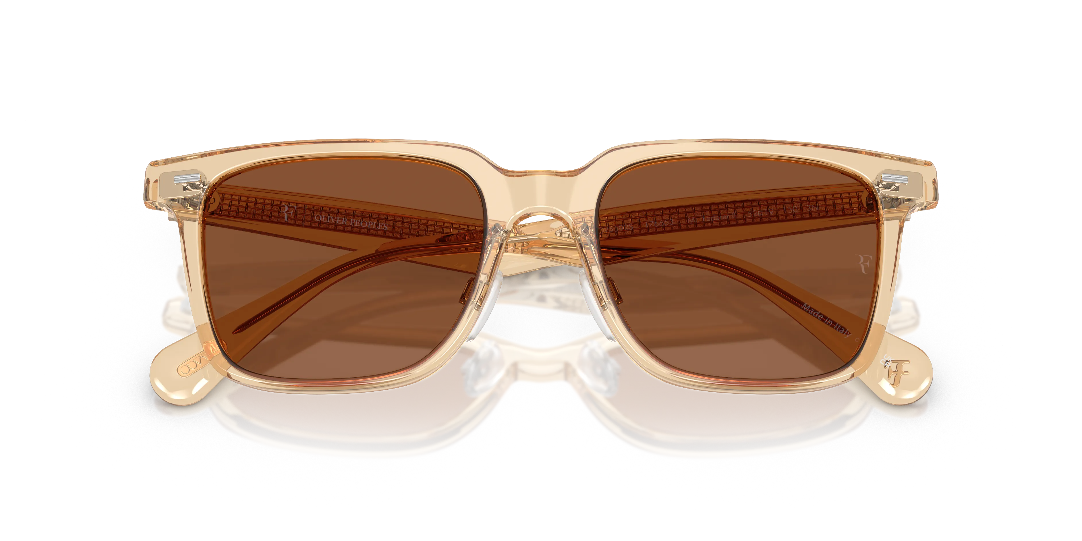 Oliver Peoples OV5592S MR. FEDERER II 176653 Occhiali da sole Acetato Marrone Marrone Squadrata Normale - immagine 2