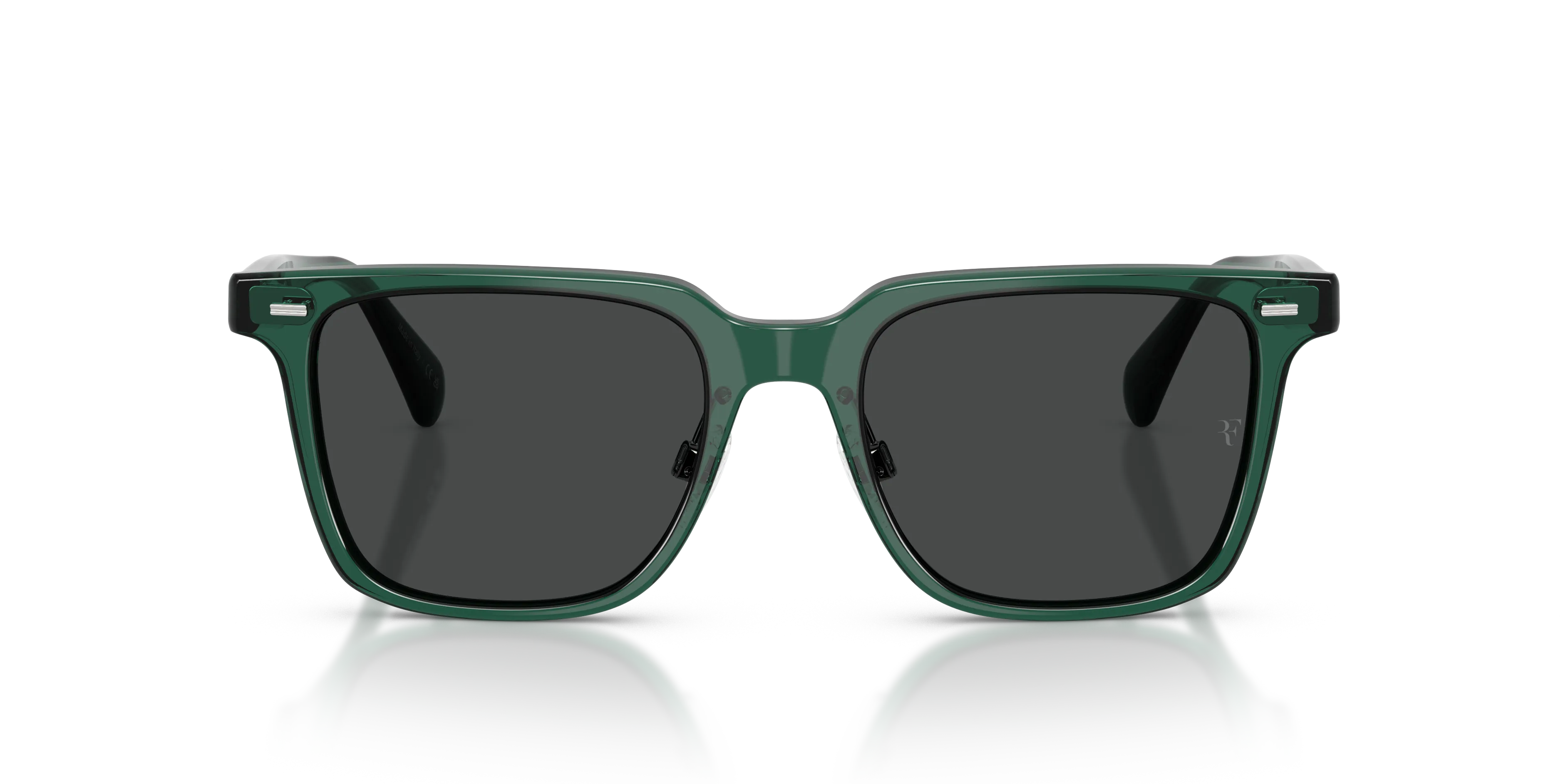 Oliver Peoples OV5592S MR. FEDERER II 176387 Occhiali da sole Acetato Verde Grigio Squadrata Normale - immagine 3