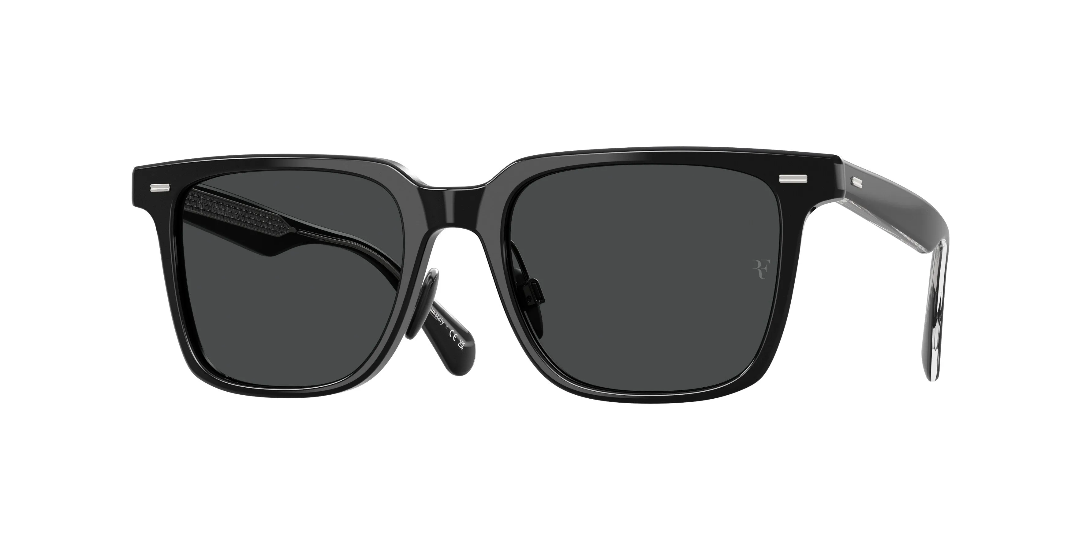 Oliver Peoples OV5592S MR. FEDERER II 149287 Occhiali da sole Acetato Nero Grigio Squadrata Normale - immagine 1