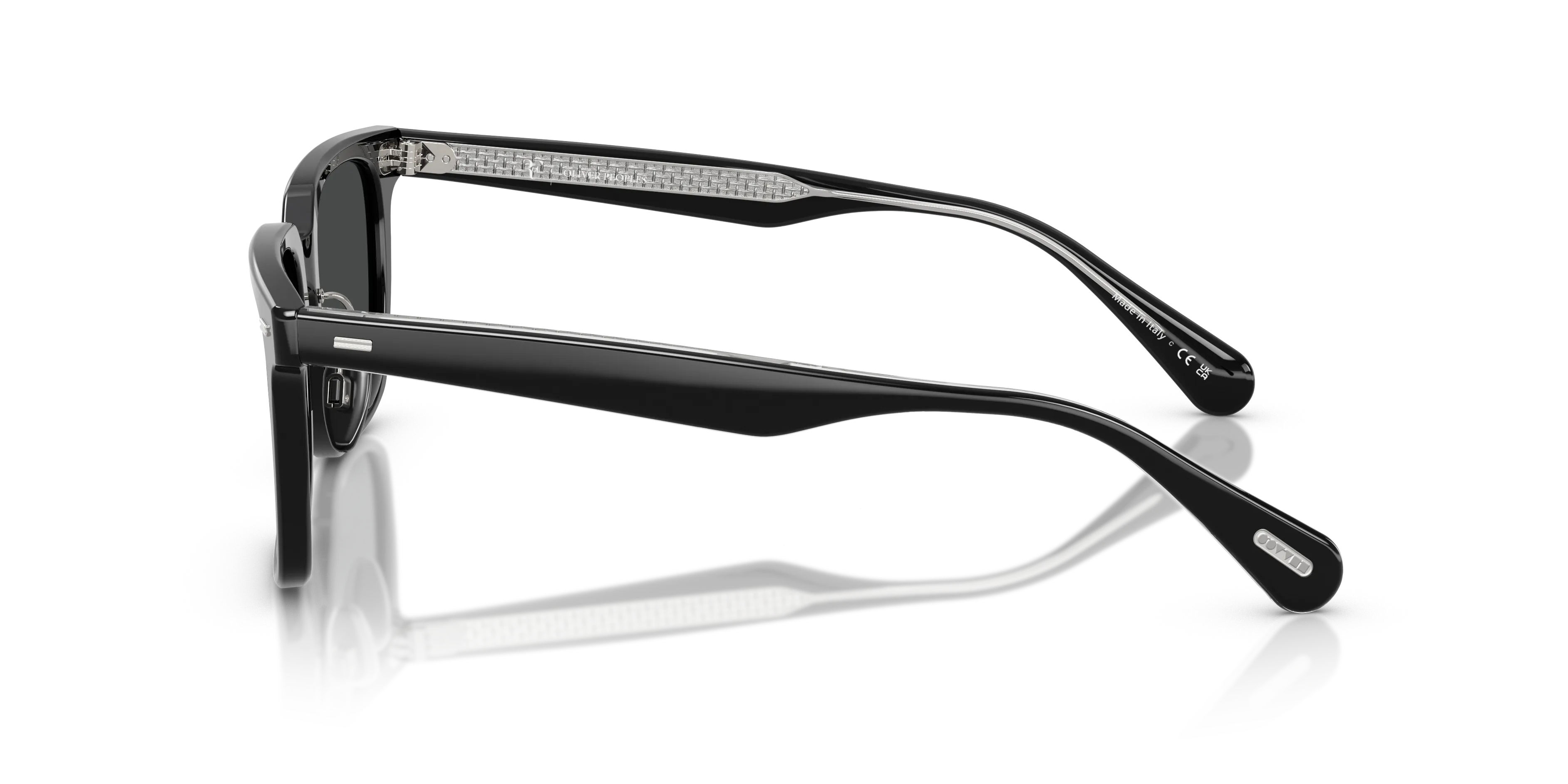 Oliver Peoples OV5592S MR. FEDERER II 149287 Occhiali da sole Acetato Nero Grigio Squadrata Normale - immagine 4