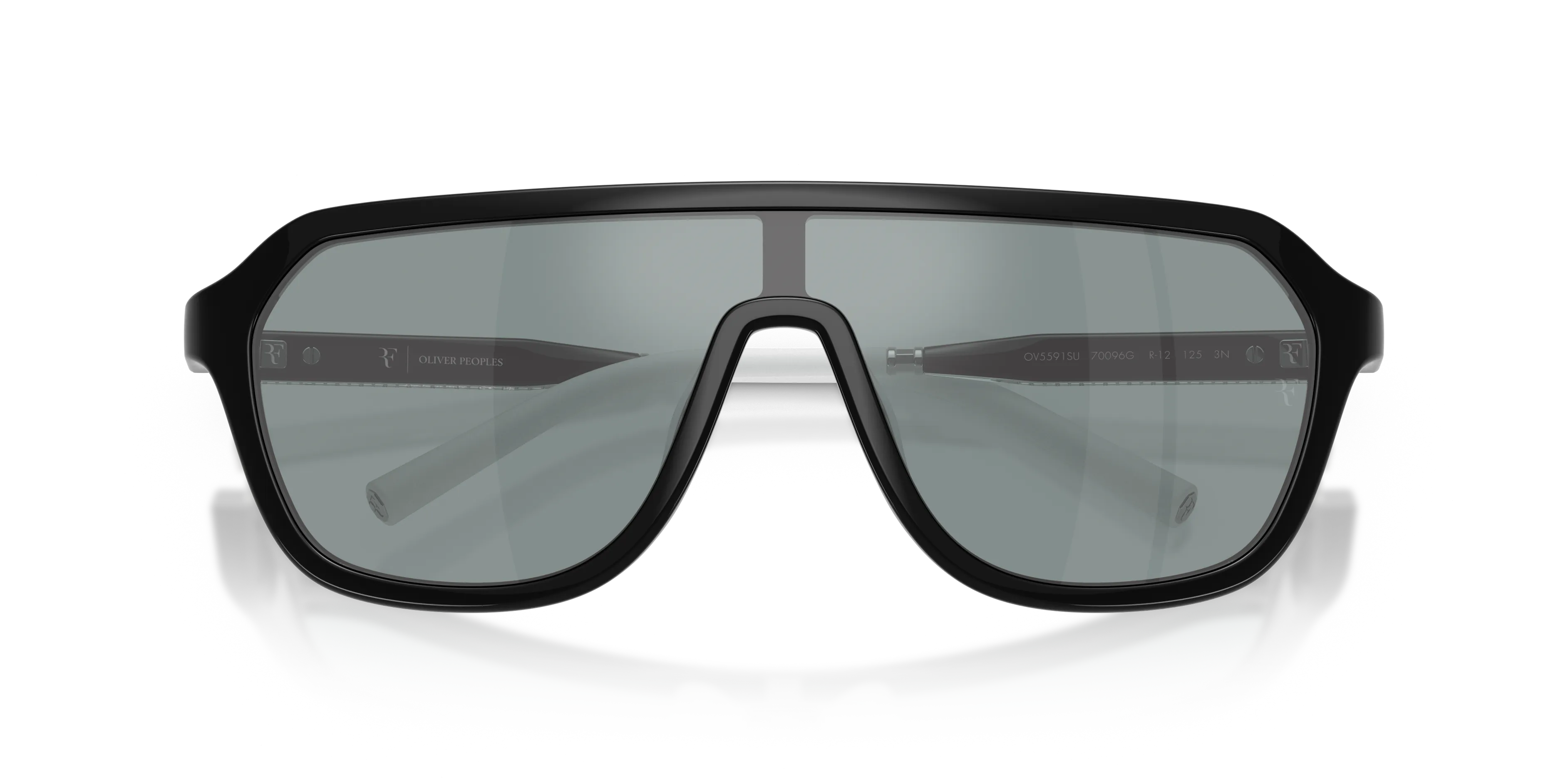 Oliver Peoples OV5591SU R-12 70096G Occhiali da sole Iniettato Nero Grigio Geometrica Normale - immagine 2