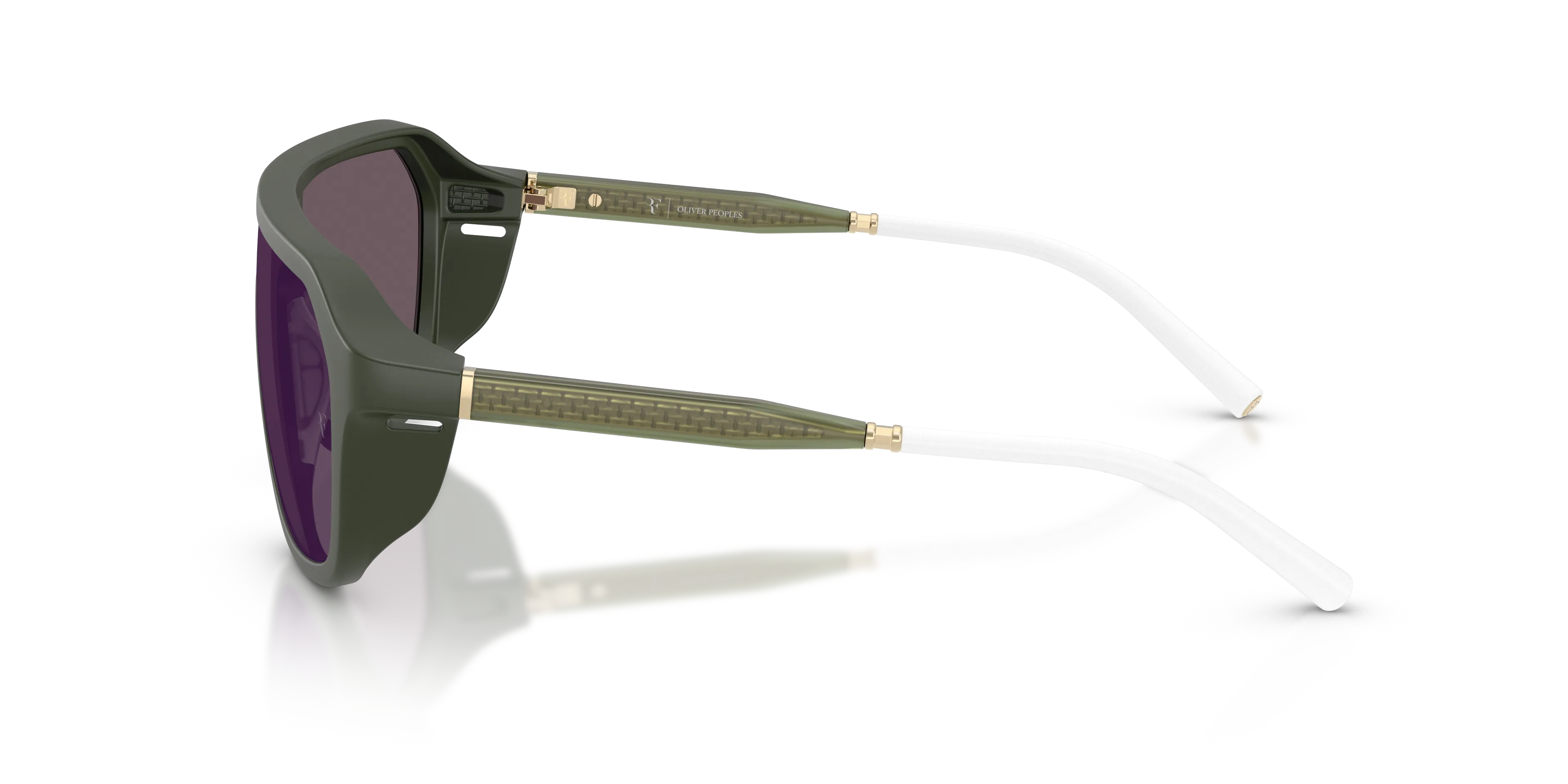 Oliver Peoples OV5591SU R-12 70064V Occhiali da sole Iniettato Verde Viola Geometrica Normale - immagine 4