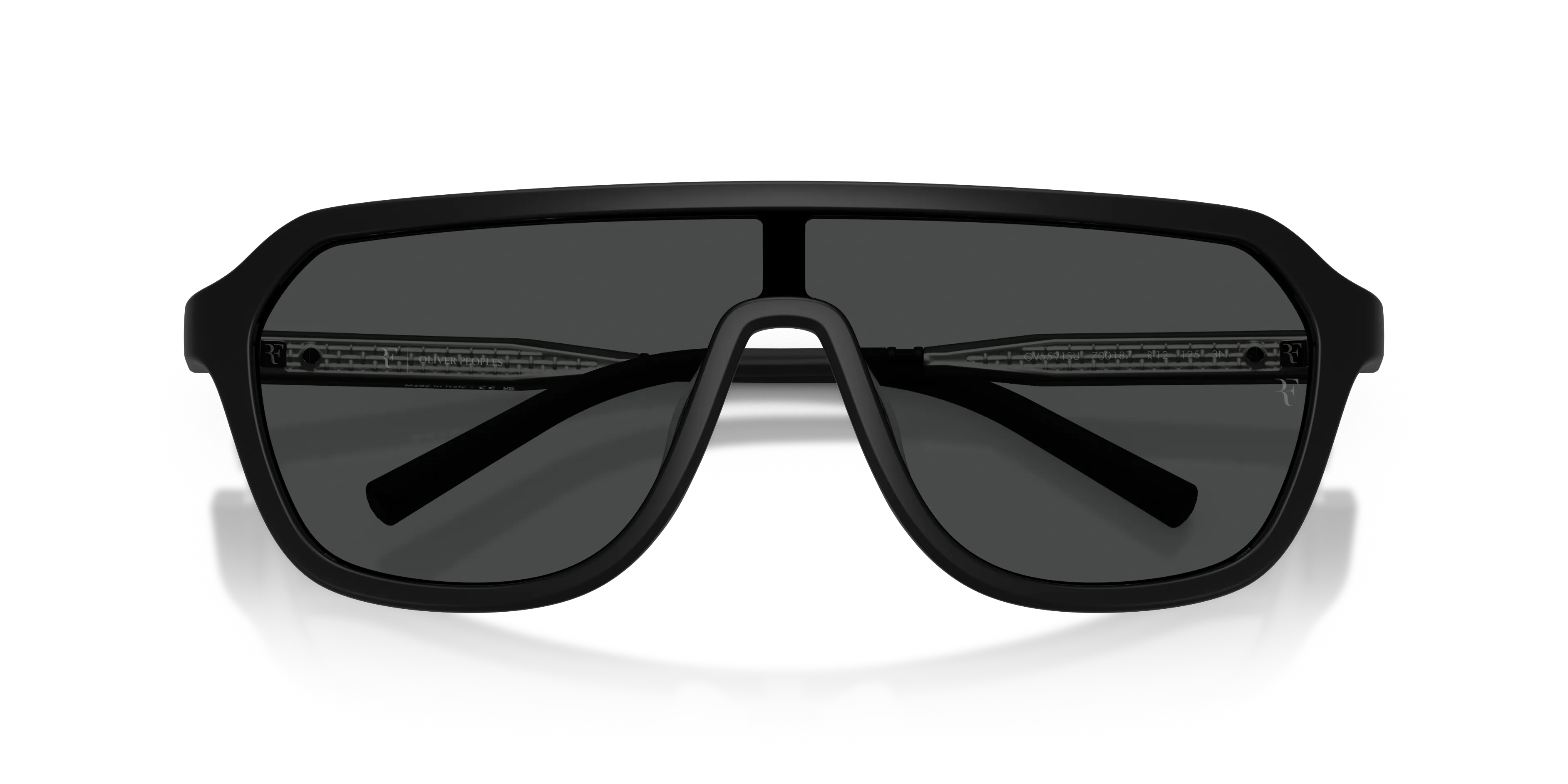Oliver Peoples OV5591SU R-12 700187 Occhiali da sole Iniettato Nero Grigio Geometrica Normale - immagine 2
