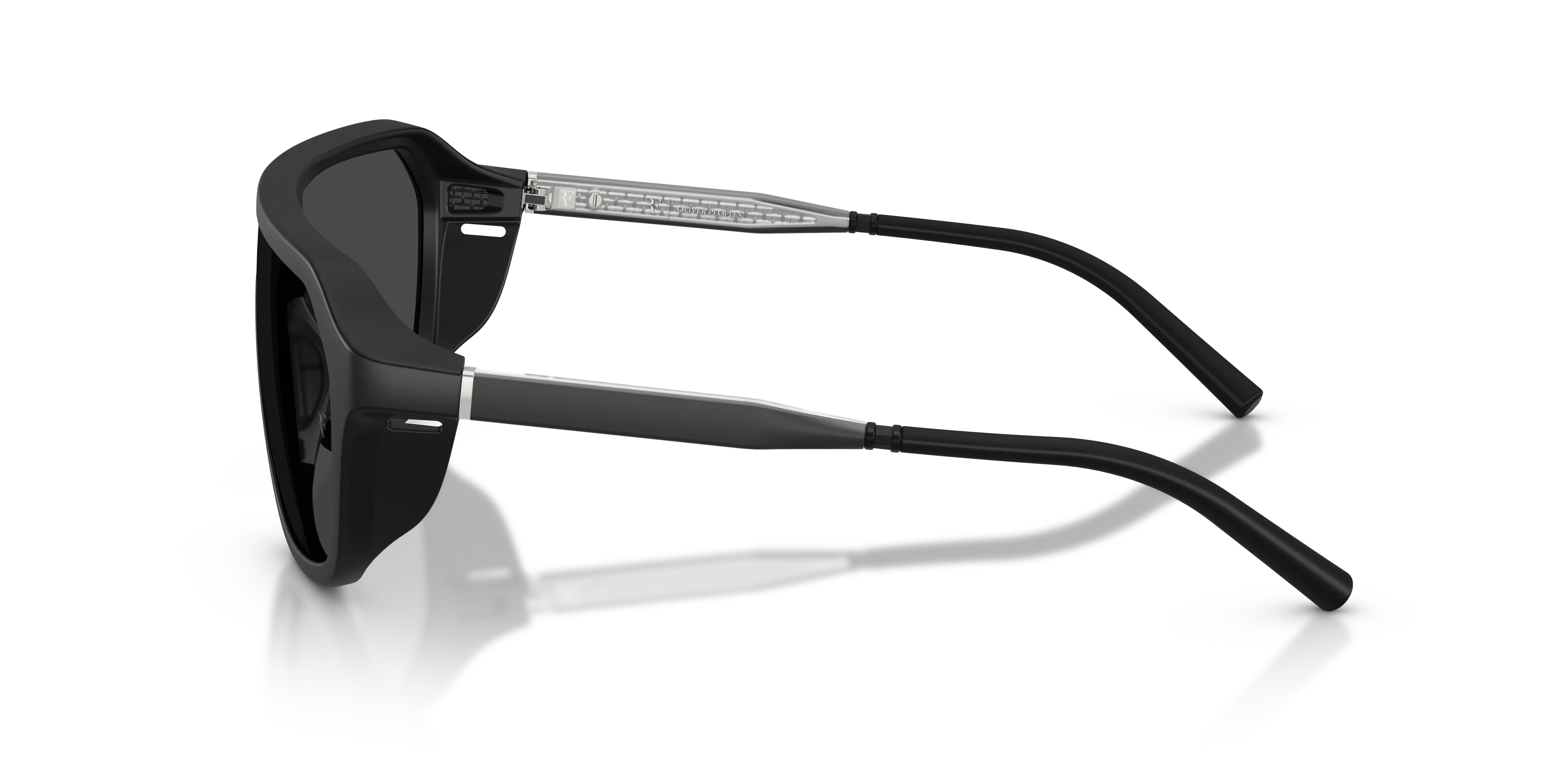 Oliver Peoples OV5591SU R-12 700187 Occhiali da sole Iniettato Nero Grigio Geometrica Normale - immagine 4