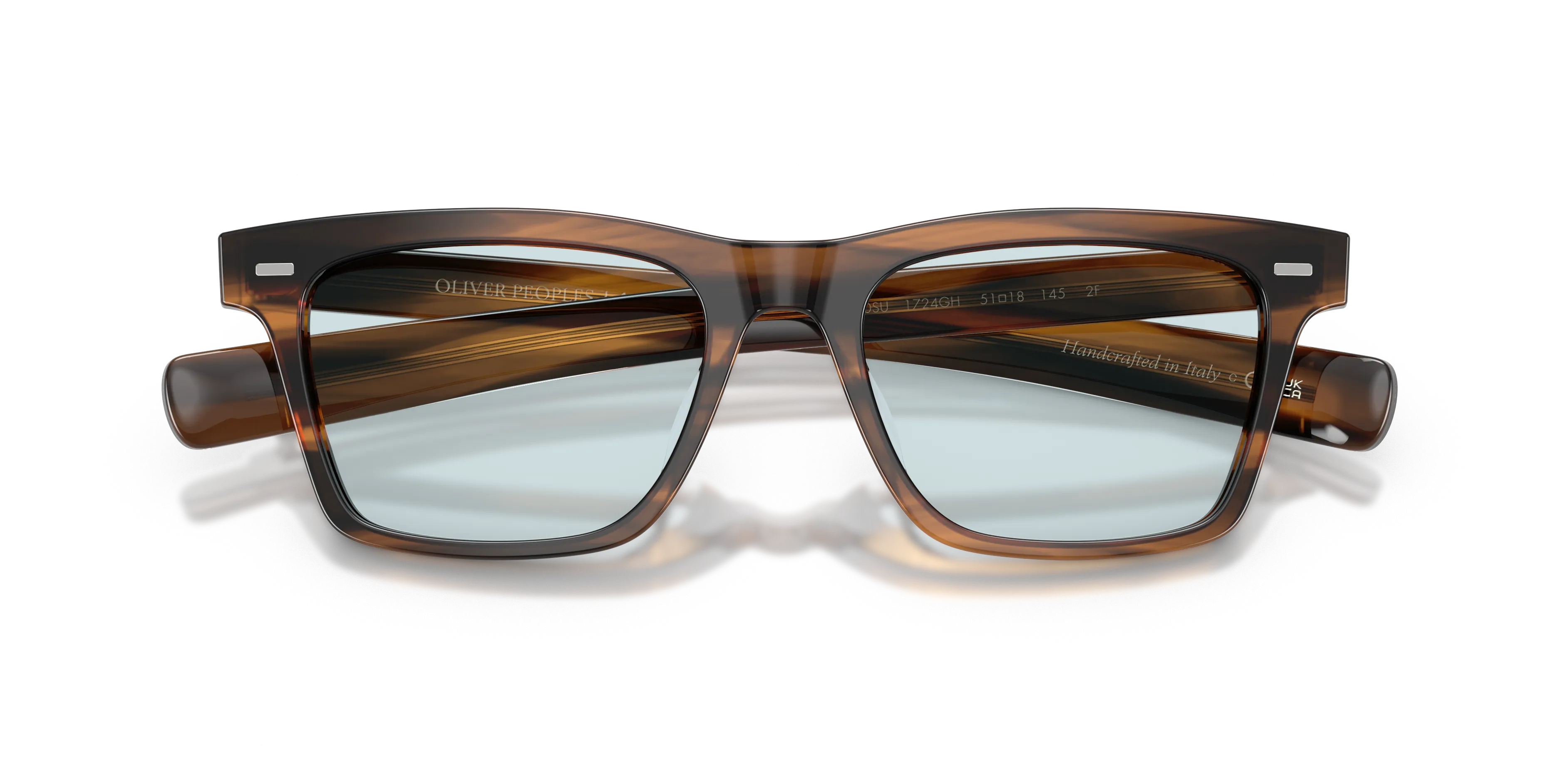 Oliver Peoples OV5590SU MAESTRO 1724GH Occhiali da sole Acetato Marrone Blu Squadrata Fotocromatiche - immagine 2